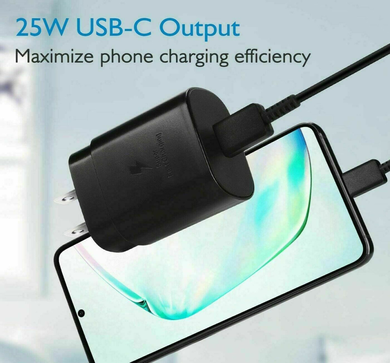 25W Type USB-C Super Fast Wall Charger For Samsung Galaxy S20 5G Ultra iPad Note