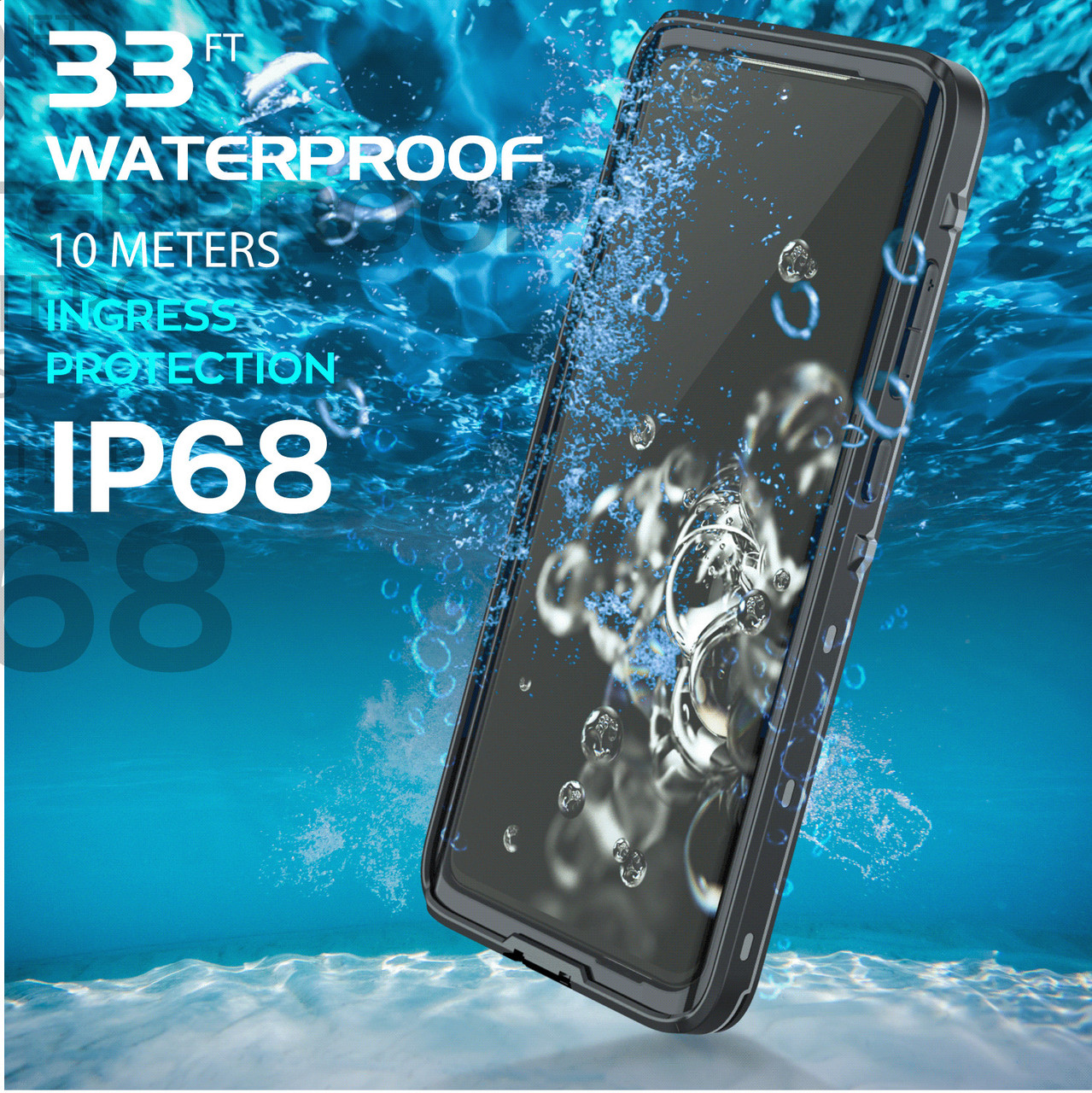 For Samsung Galaxy S20 Plus S20 Ultra 5G Waterproof Case With Screen Protector