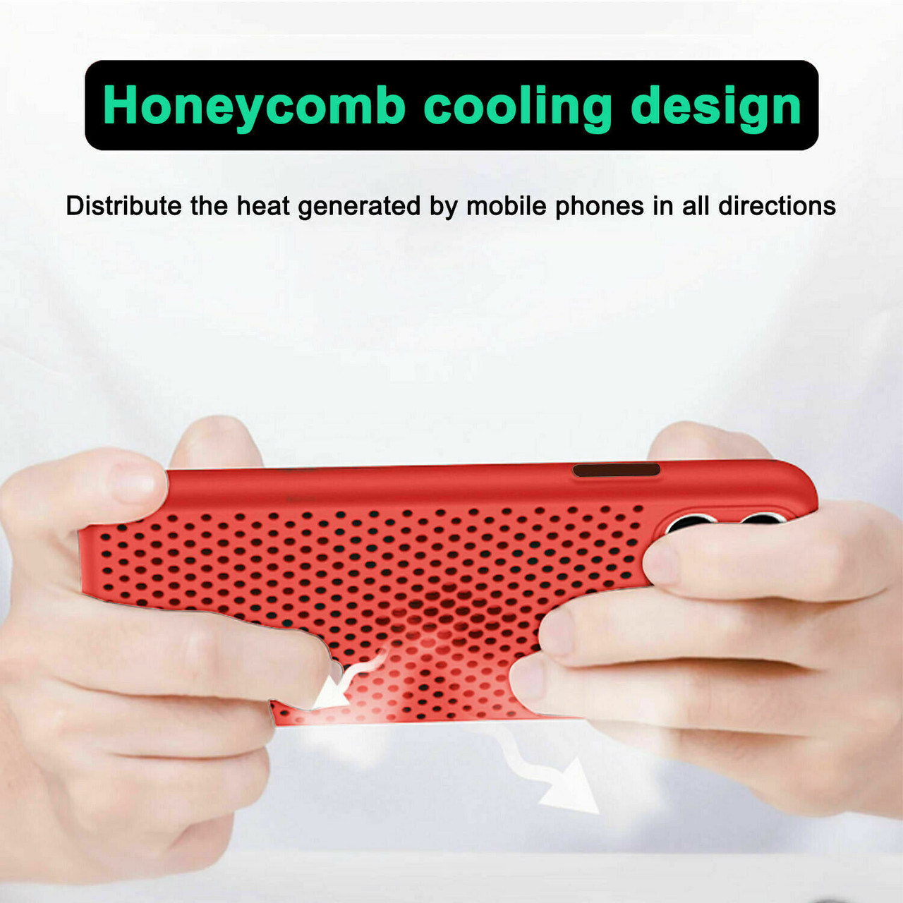 Heat Dissipation Breathable Cooling Case For iPhone 11 Pro Max XS XR 8 7 SE PLUS