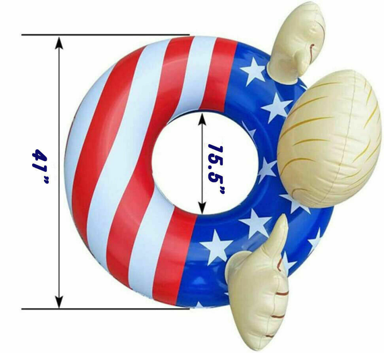 Donald Trump Swimming Floats Fun Inflatable Pool Raft Float Beach Party Gag Toy