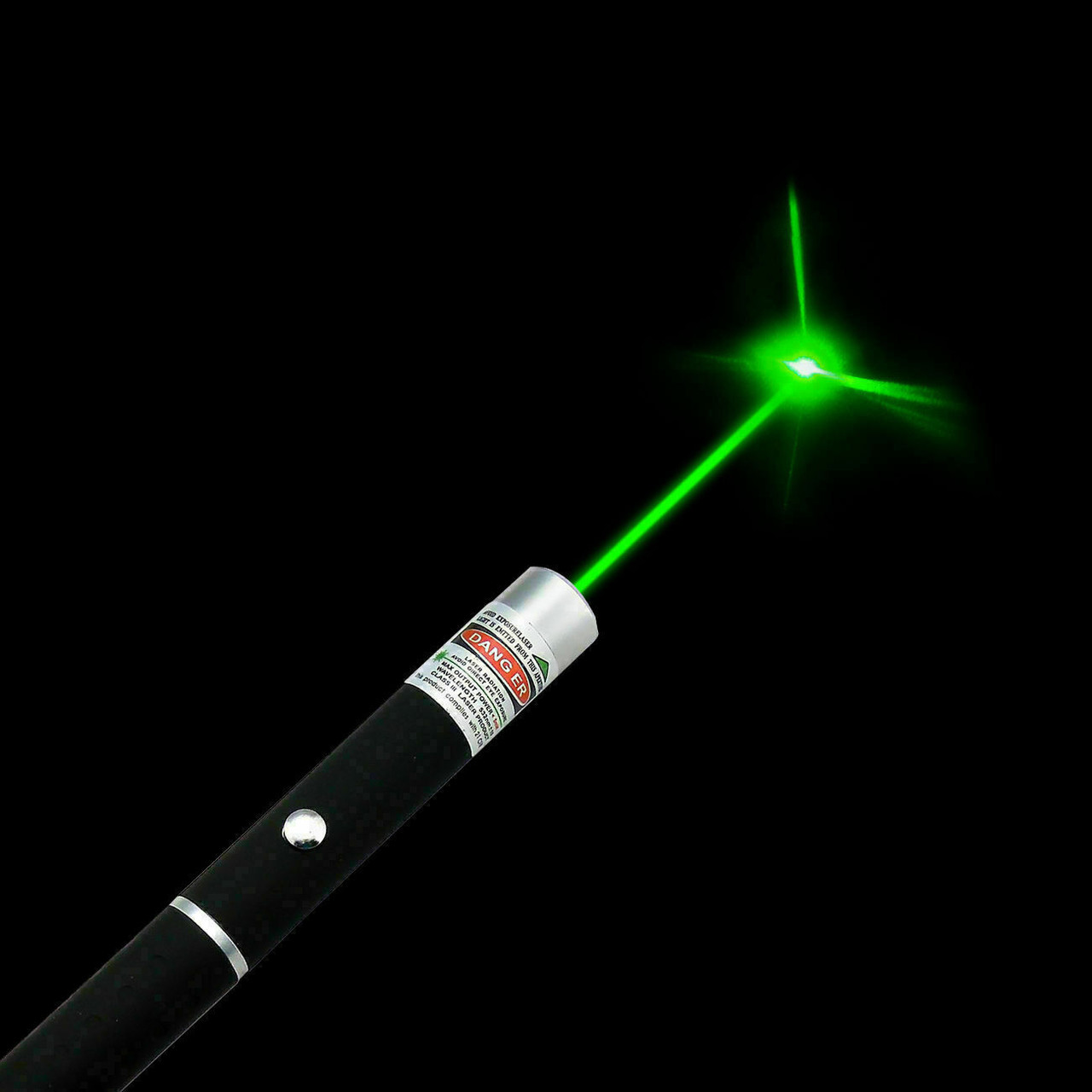 High Power Military 5mW 532nm Green Laser Pointer Pen Visible Beam Light Lazer