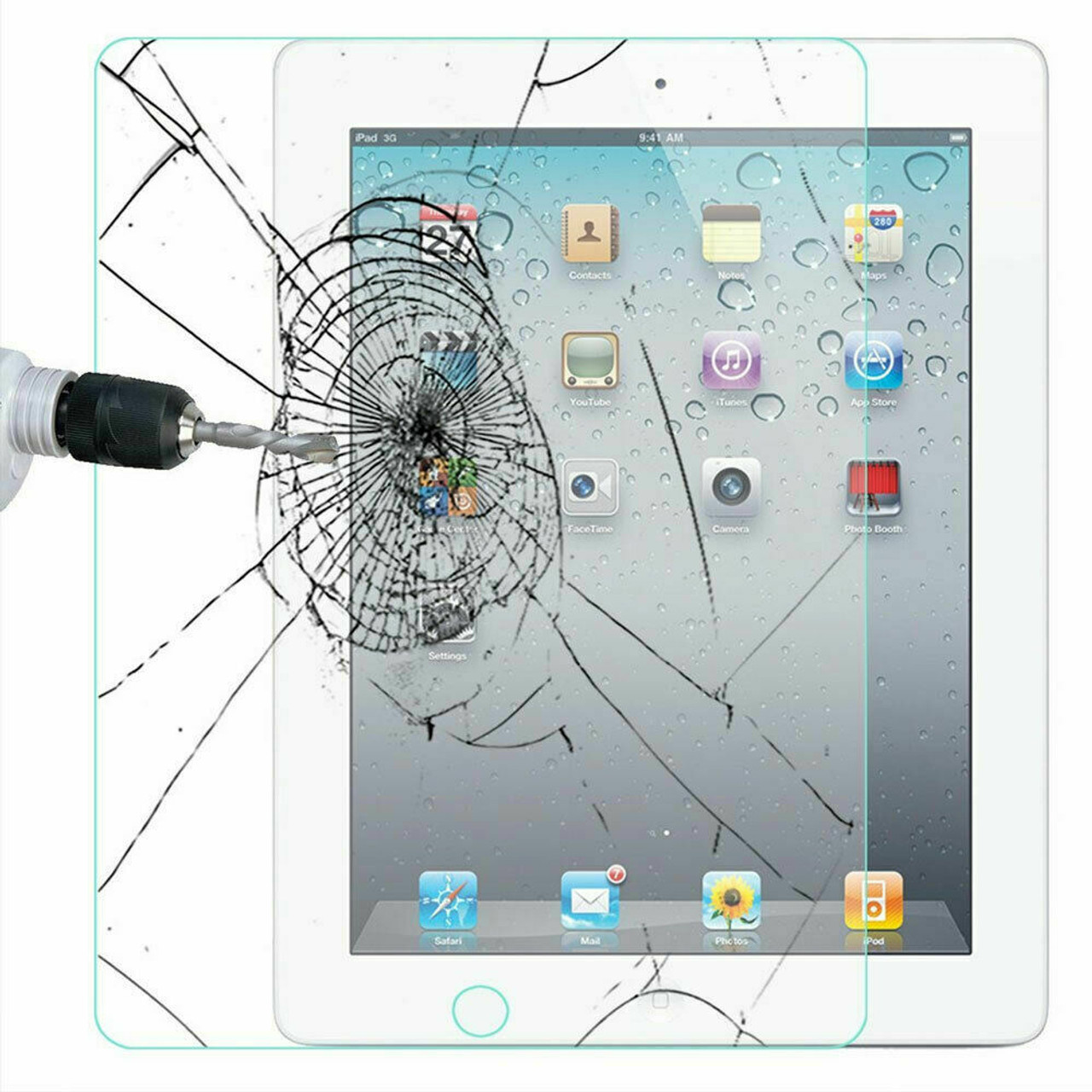 Tempered Glass Screen Protector For iPad 10.2 9.7 7th 5th 6th Air Pro Mini 2 3 4