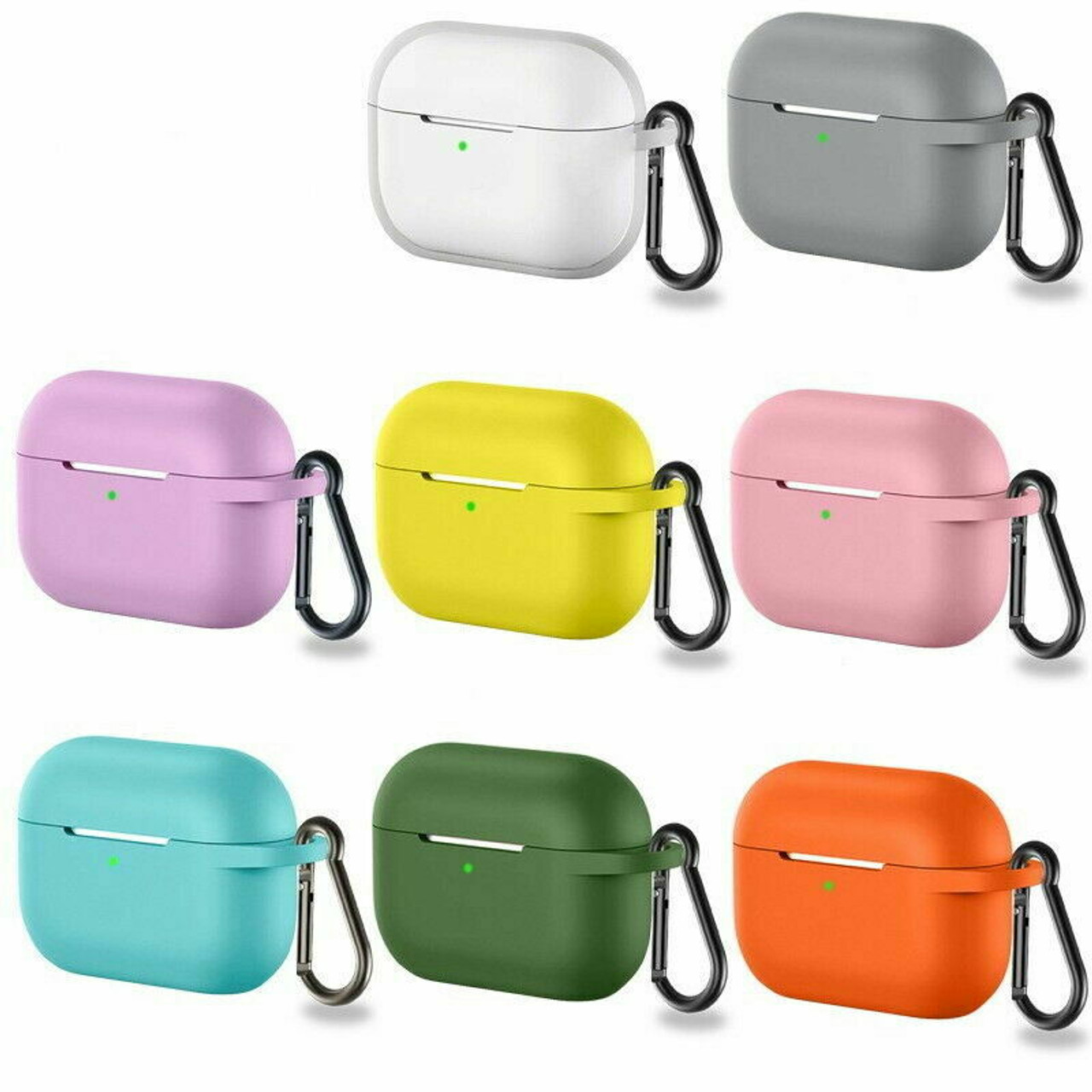 For Apple Airpods Pro 3 Wireless Charging Silicone Case Cover Protective Skin