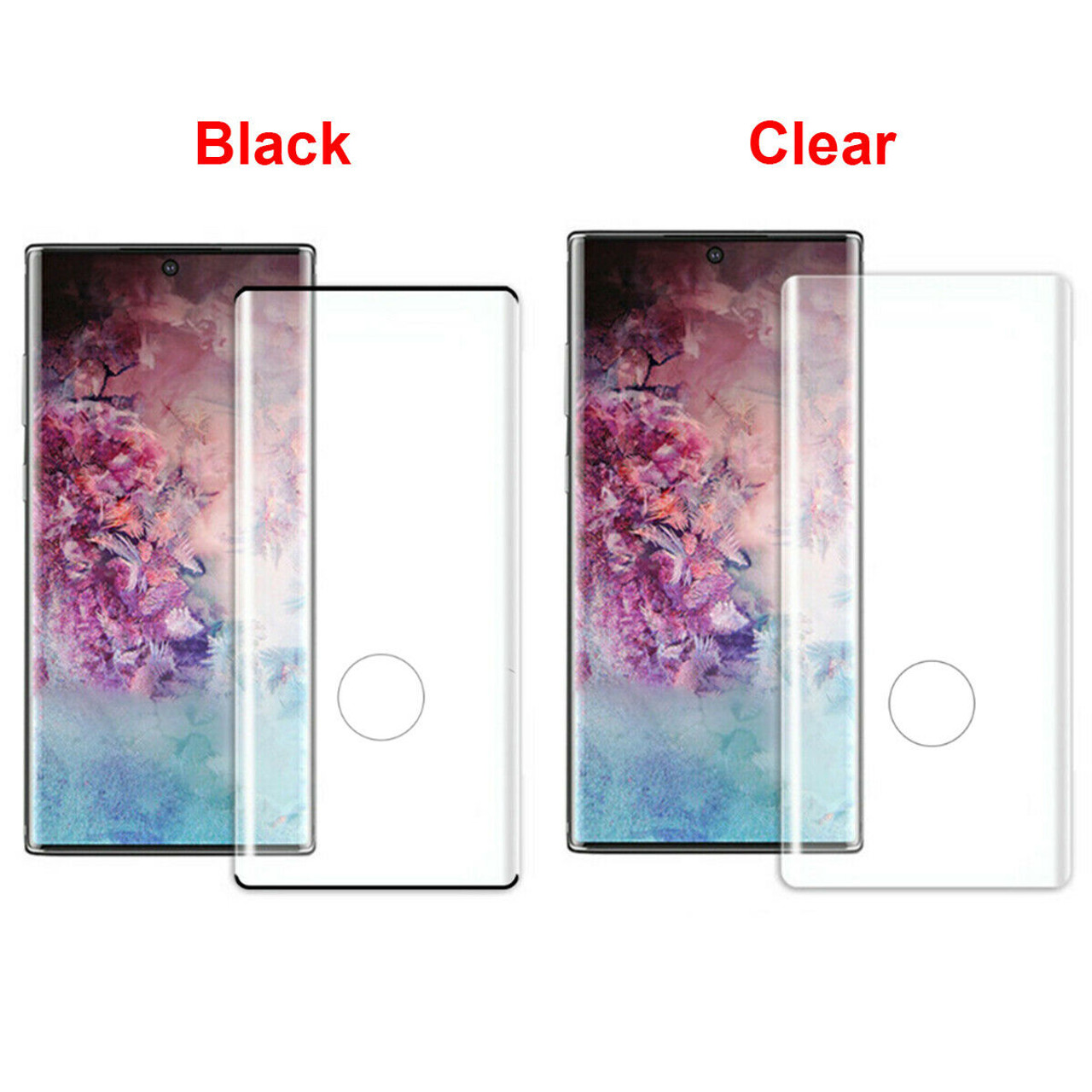 For Samsung Galaxy Note 10/10 Plus Full Cover 3D Tempered Glass Screen Protector