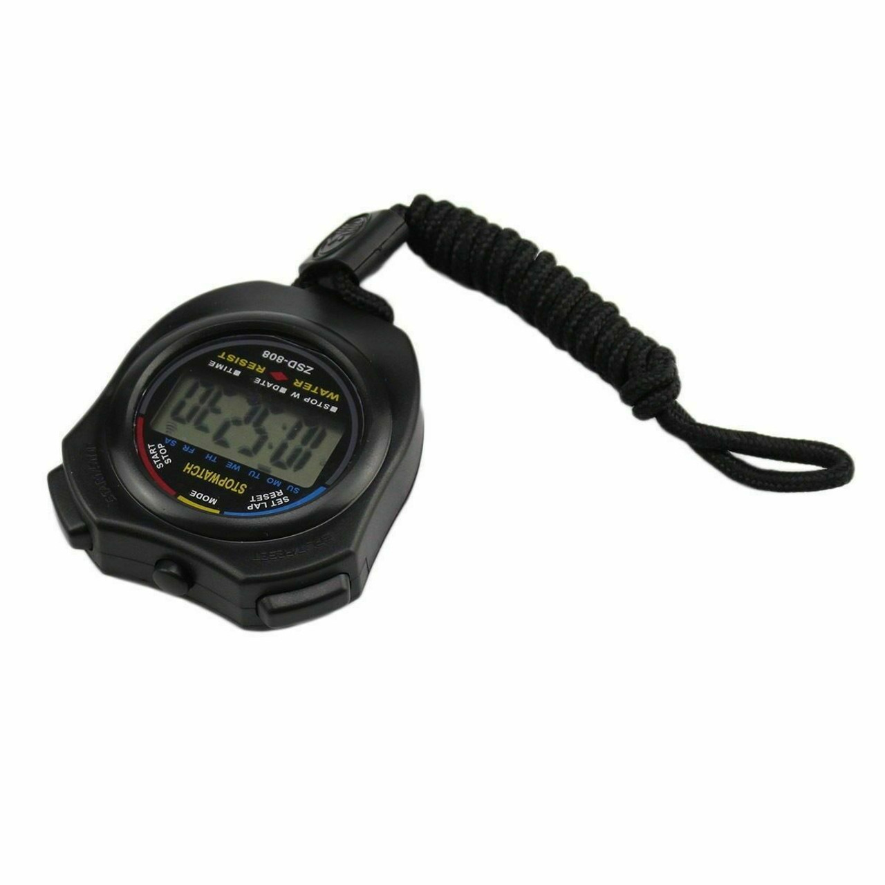 Waterproof Digital LCD Stopwatch Sports Counter Chronograph Timer Odometer Watch