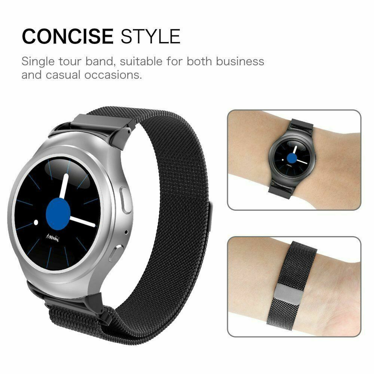 Stainless Steel Band For Samsung Galaxy Watch 42/46mm Active Gear S3 Sport Strap