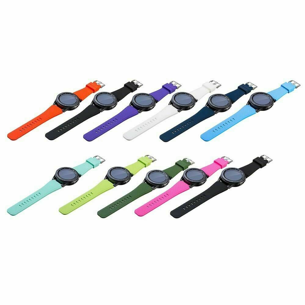 Silicone Sport Strap Watch Band For Samsung Gear Live R382, Neo R381, 2 SM- R380