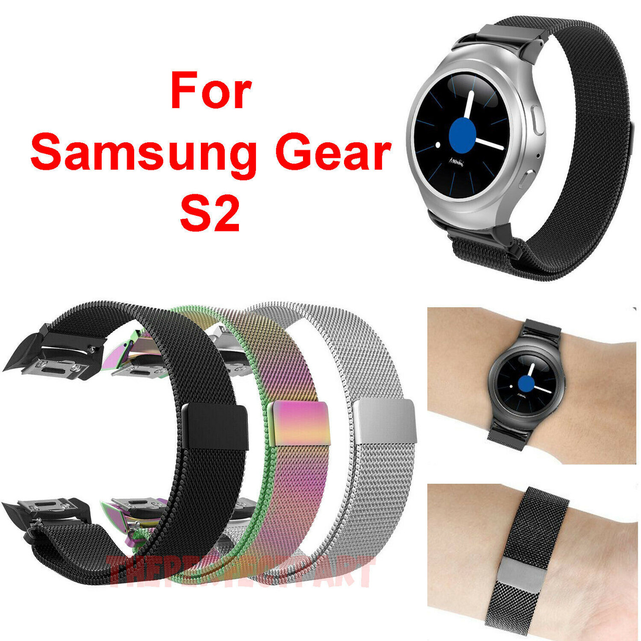 For Samsung Galaxy Gear S2 SM-R720 & SM-R730 Watch Band Bracelet Magnet Milanese