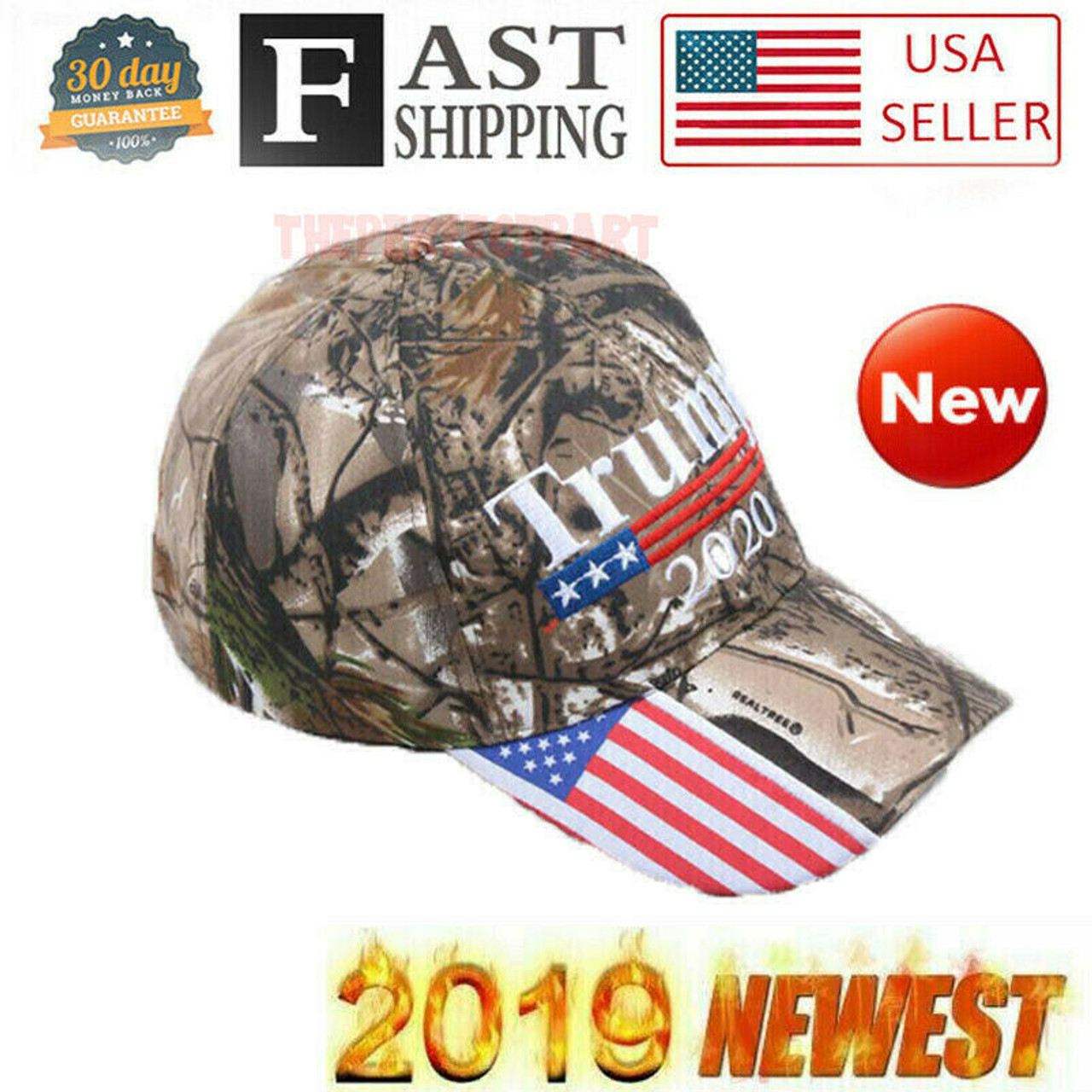 Trump 2020 MAGA Camo Embroidered Hat Keep Make America Great Again Cap A+++ USA