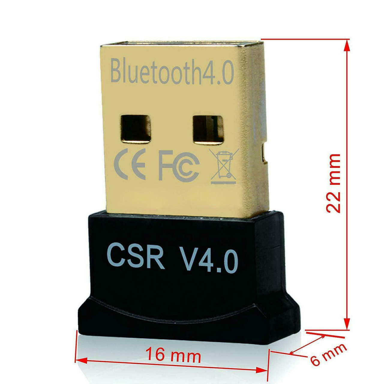 Bluetooth 4.0 USB 2.0 CSR 4.0 Dongle Adapter for PC LAPTOP WIN XP VISTA 7 8 10