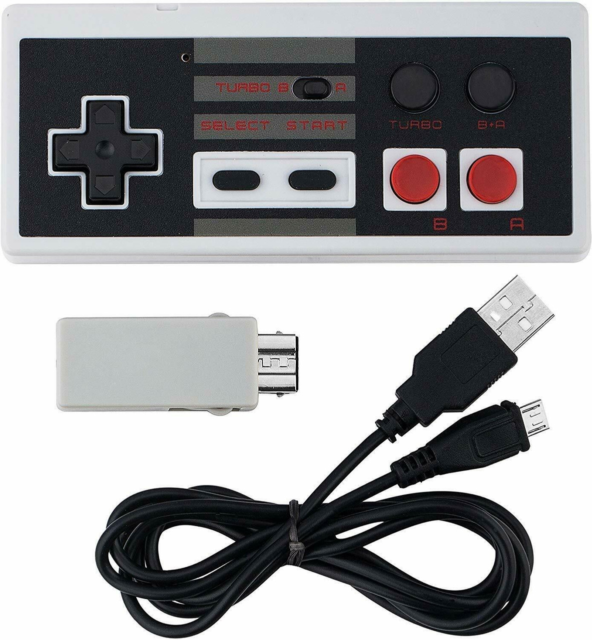 Rechargeable Wireless Controller Pad Turbo For Nintendo NES Classic Mini Console