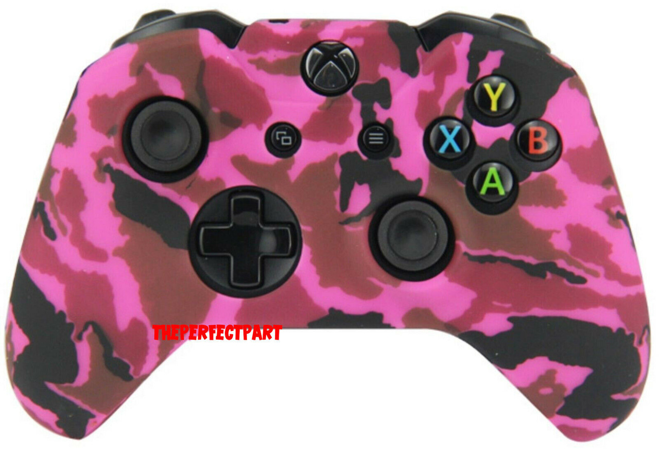 Camo Silicone Rubber Skin Case Gel Cover Grip For Xbox One Wireless Controller