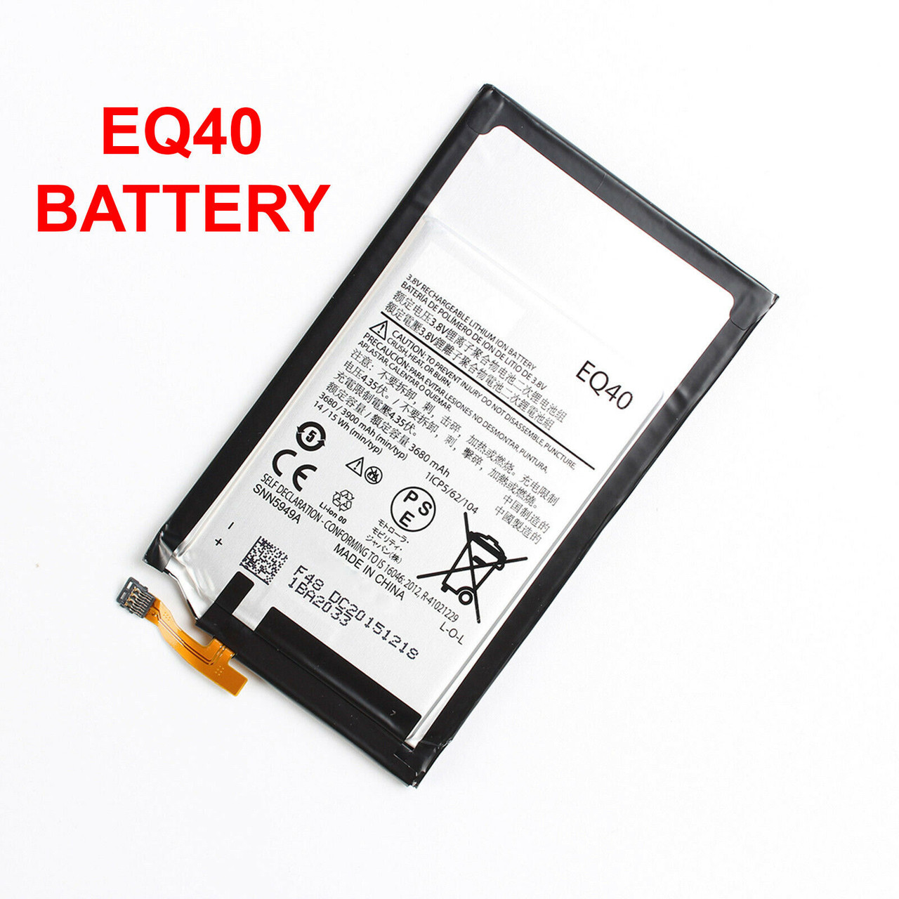 OEM New Replacement Battery For Motorola Droid Turbo XT1254 EQ40 SN5949N 3900mAh