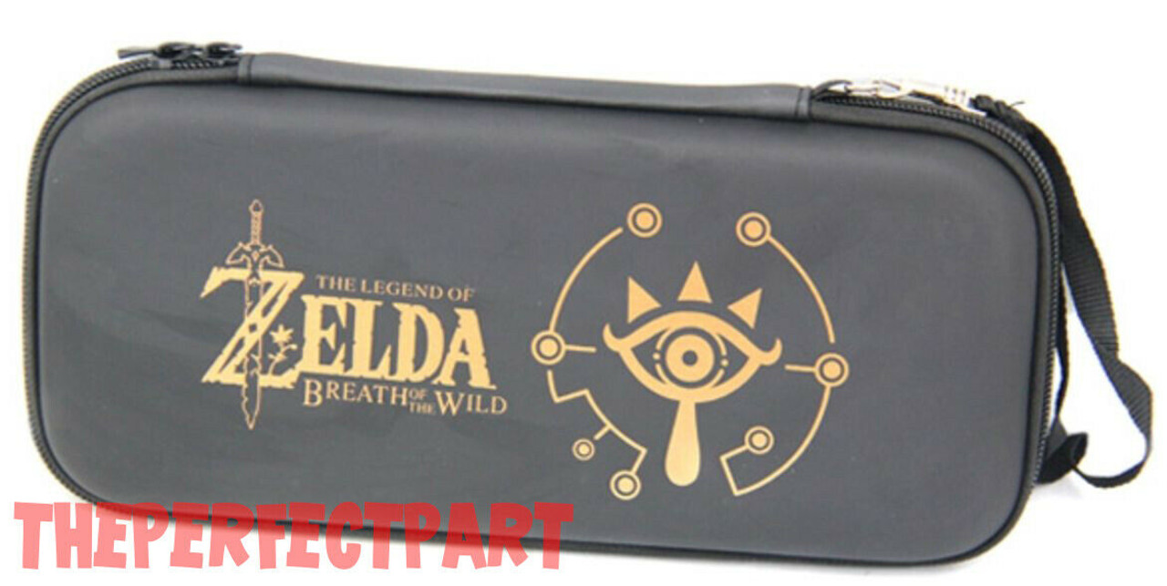 Zipper Bag Carrying Case With Handle For Nintendo Switch Console Joy-Con Zelda