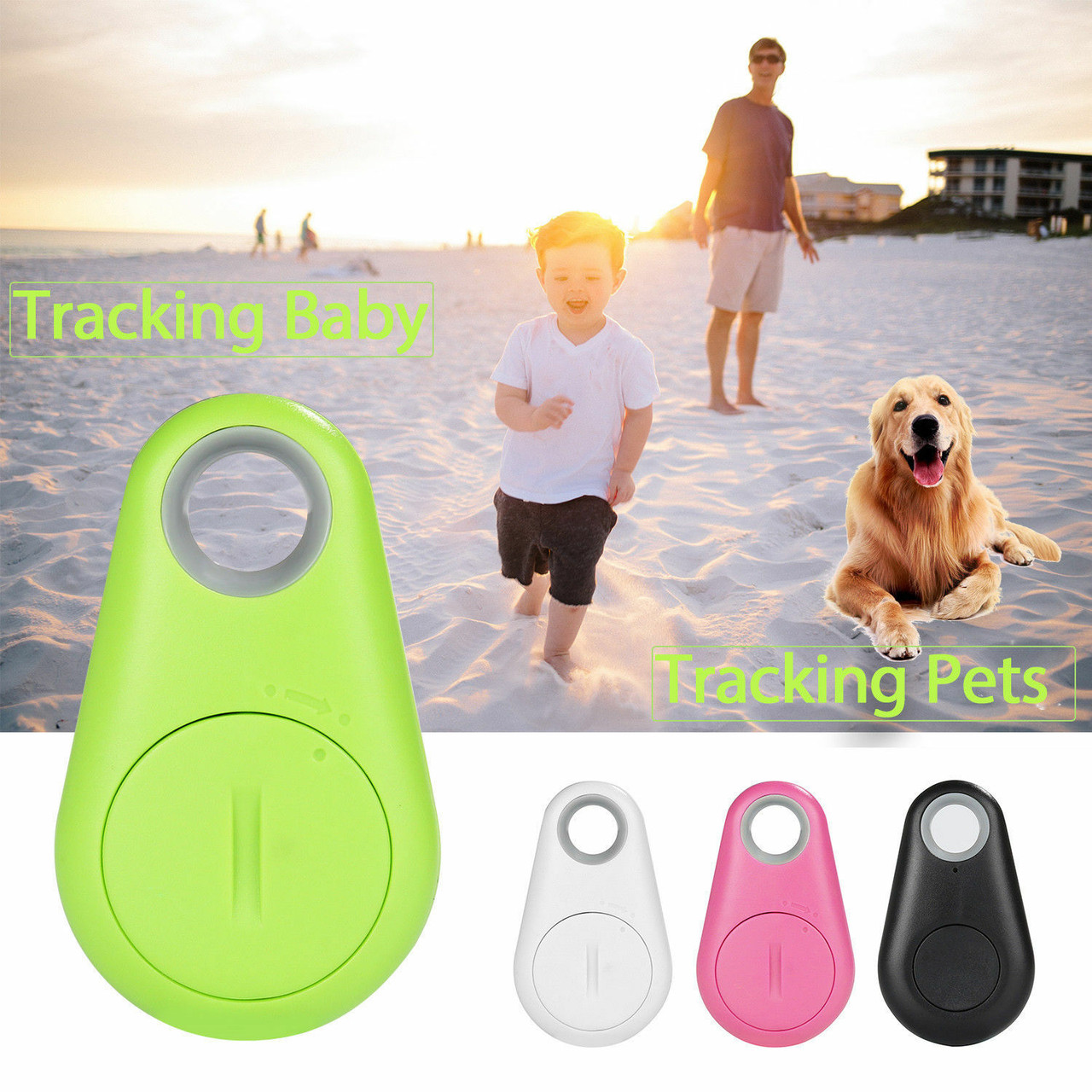 Mini Pet Dog Cat GPS Locator Tracker Tracking Anti-Lost Device Finder Bluetooth