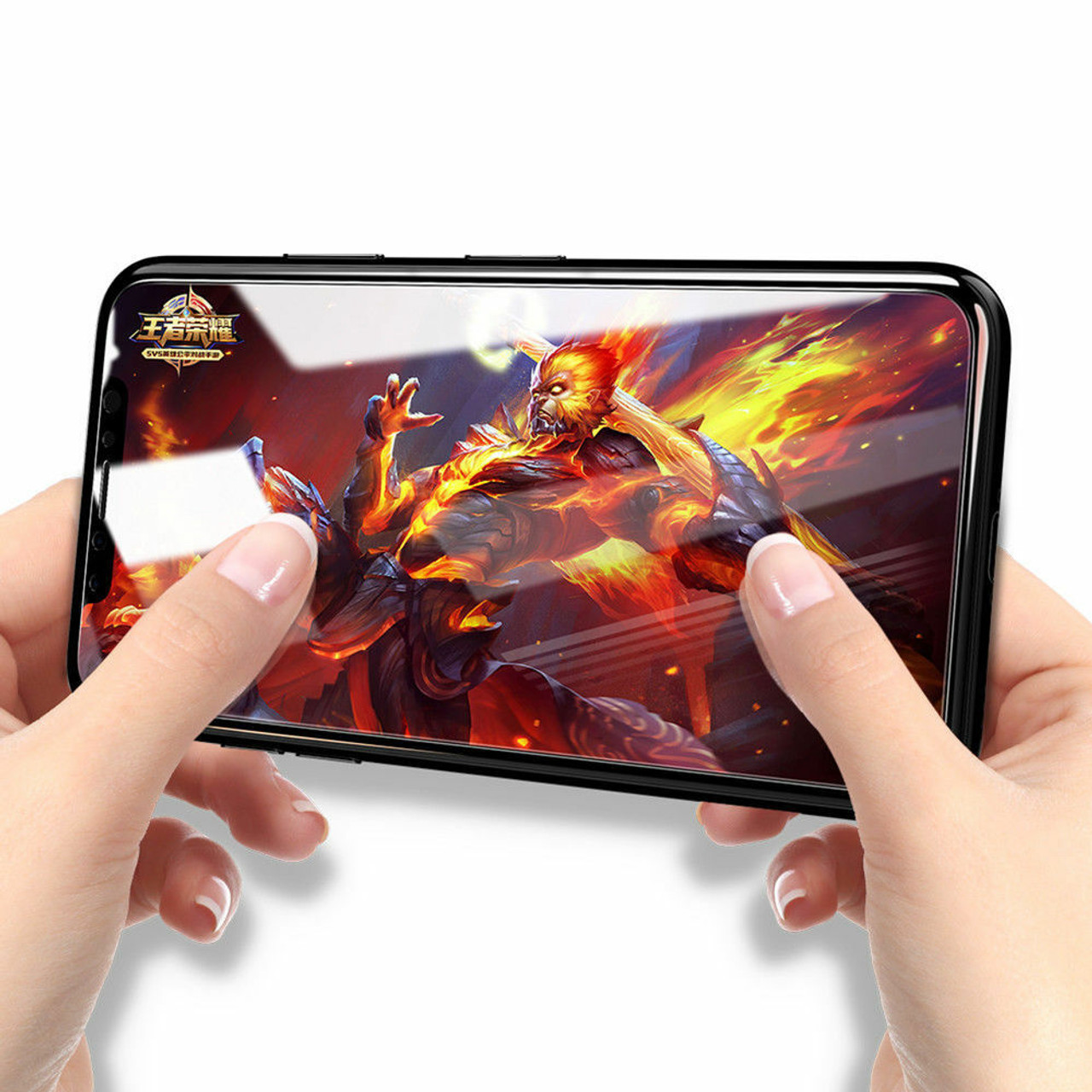 For iPhone X XS Max XR 11 Premium Full Coverage Tempered Glass Screen Protector