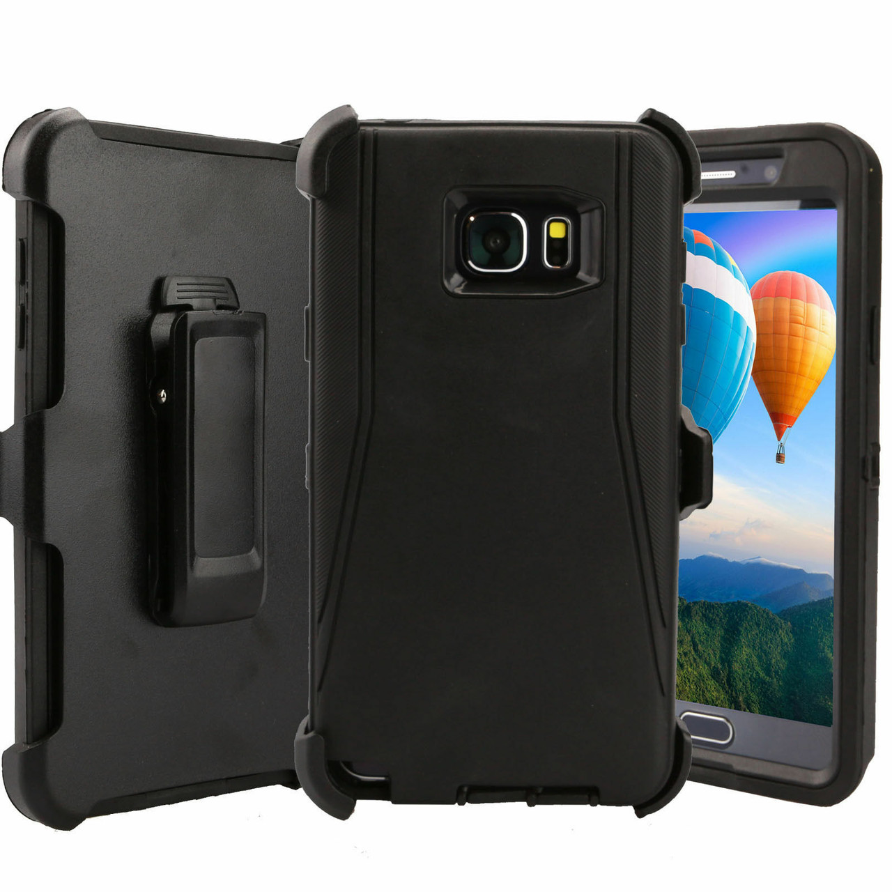 For Samsung Galaxy Note 5 Case Cover Shockproof (Fits Otterbox Defender Clip)