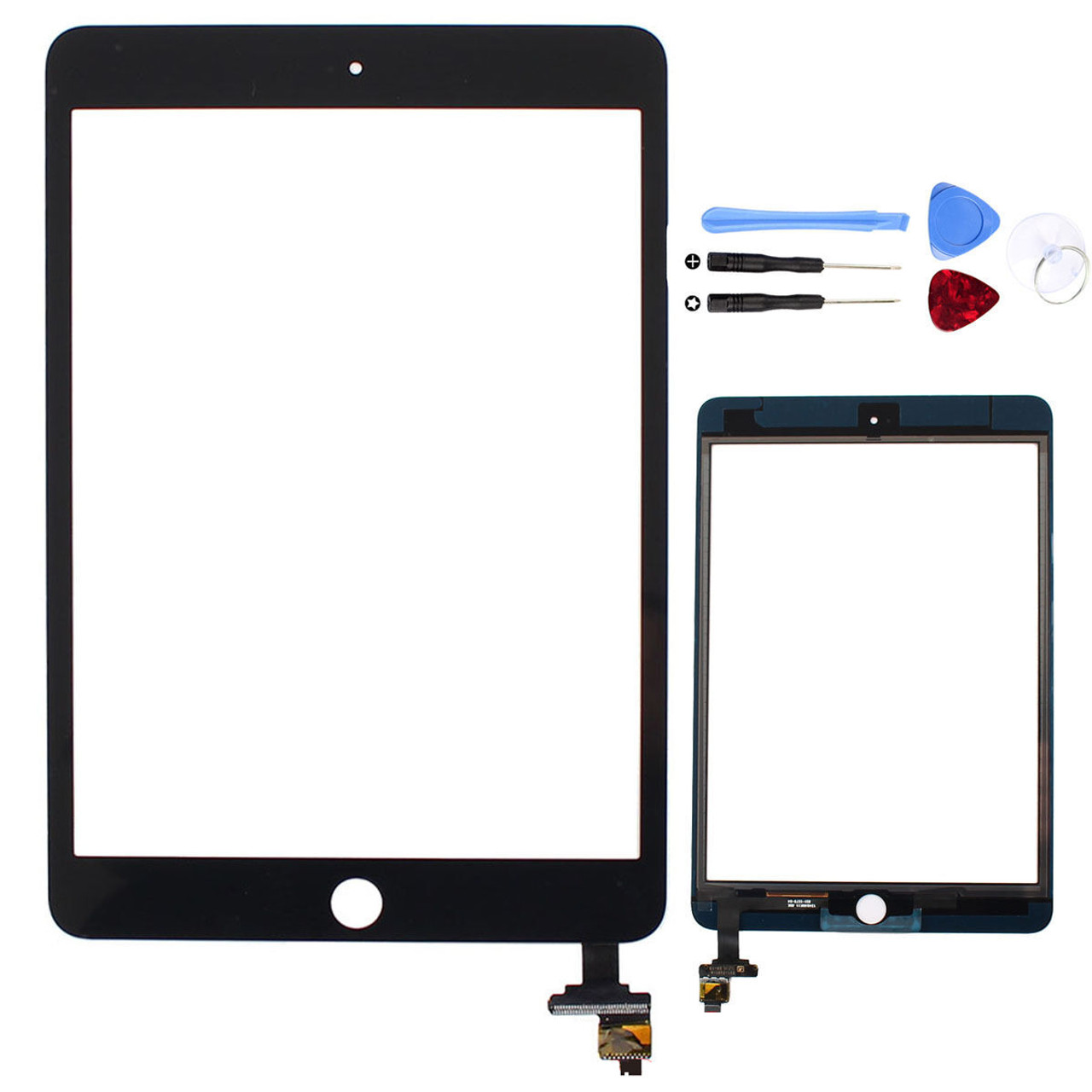 OEM SPEC Black Touch Screen Glass Digitizer IC Connector For iPad Mini 3 3rd Gen