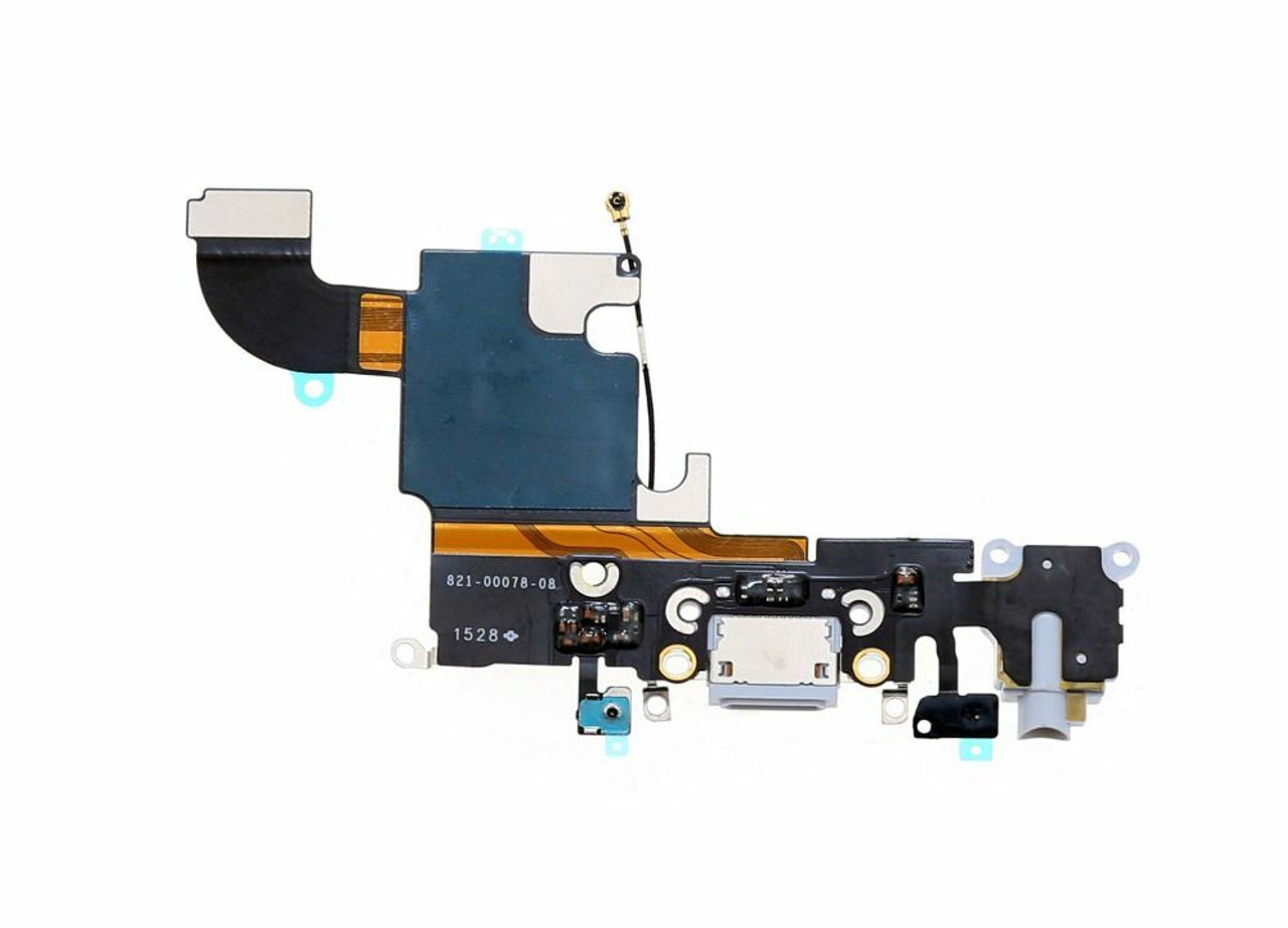 OEM SPEC White Charging Port Headphone Jack Mic Audio Flex Cable For iPhone 6S