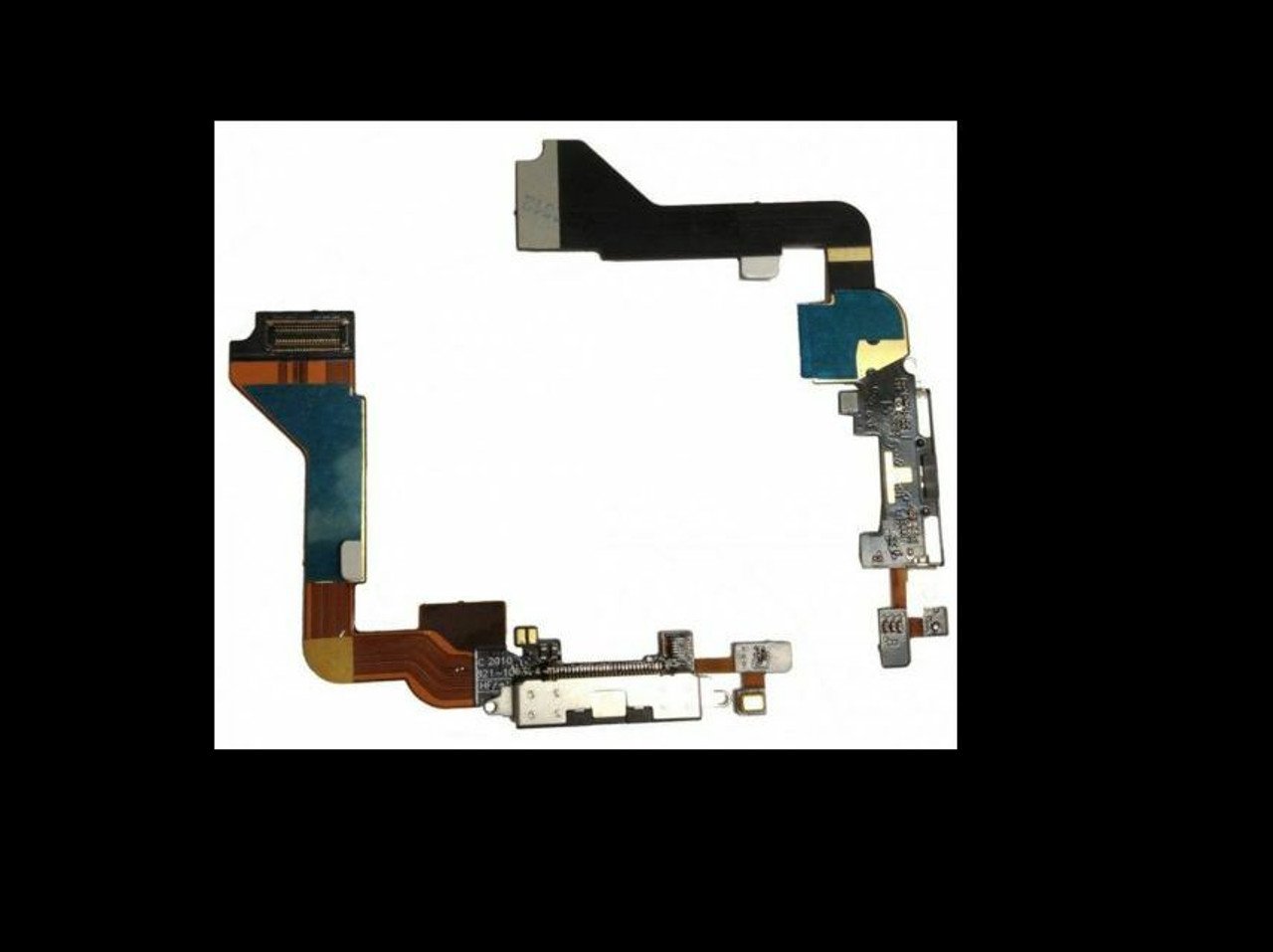 OEM SPEC Black Dock connector for iPhone 4 4G GSM Charge Port Flex Cable AT&T