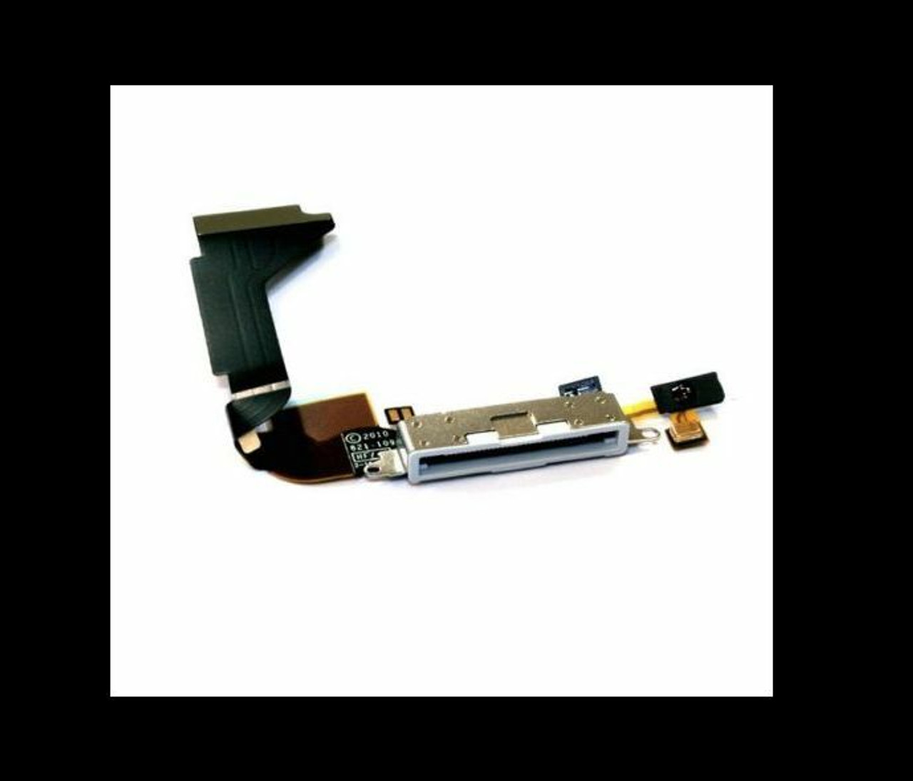 OEM White Dock connector for iPhone 4 4G GSM Charge Port Flex Cable AT&T A1332