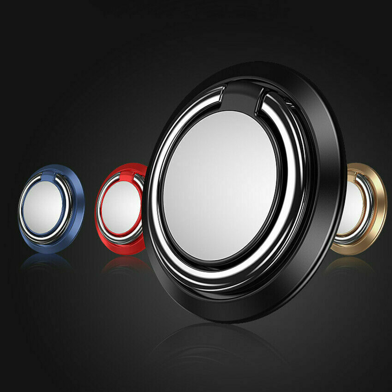 Finger Ring Holder Stand Grip 360° Rotating For Cell Phone Car Magnetic Mount