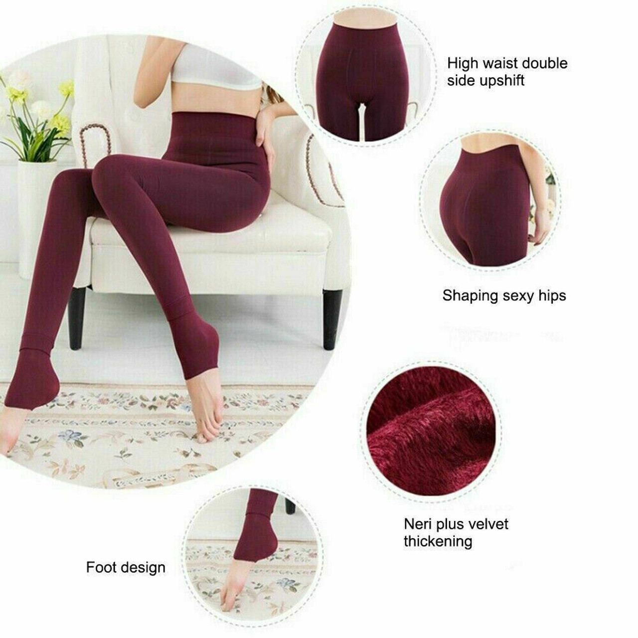 RPVATI Women Fleece Lined Leggings Winter Warm Thick India | Ubuy