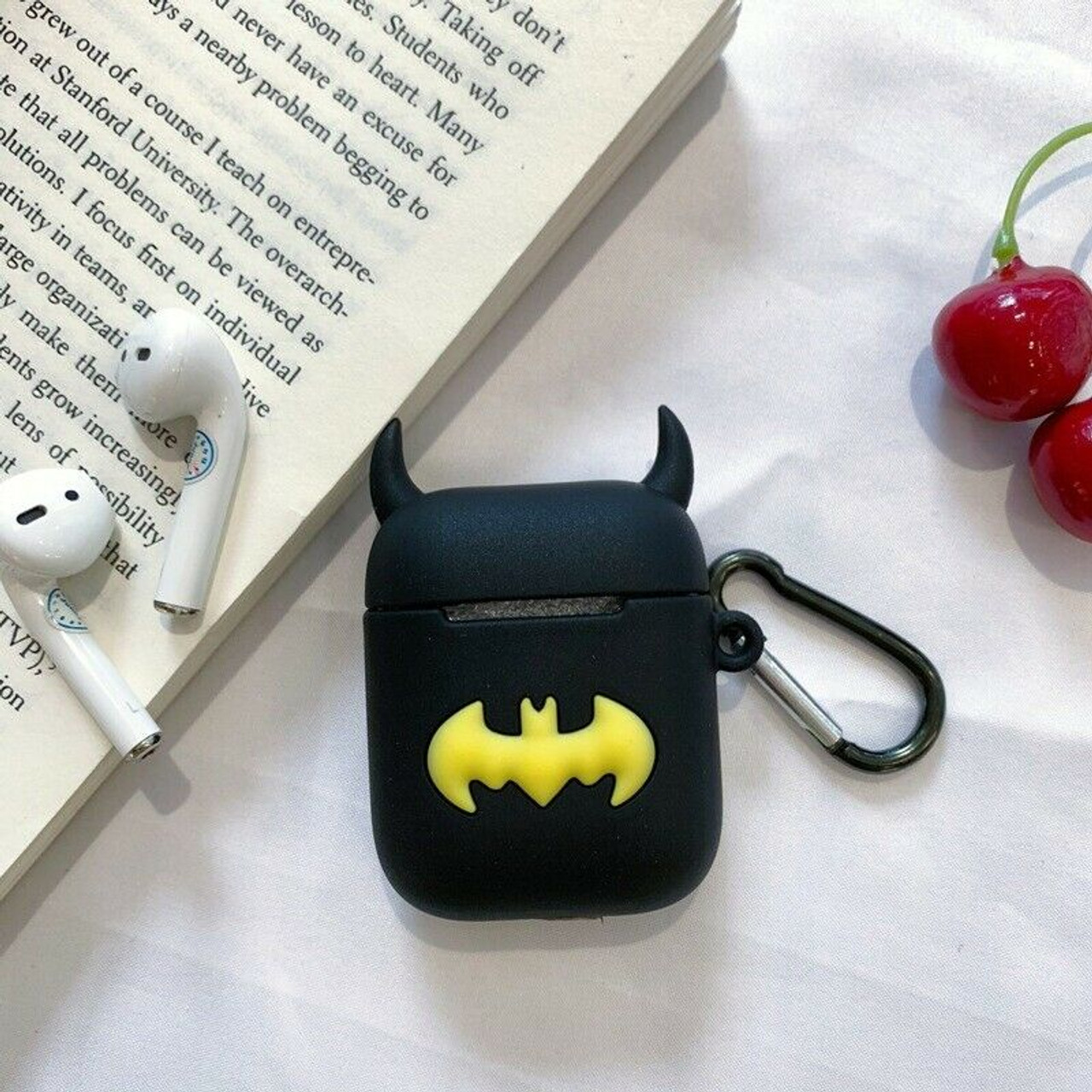 Cute 3D Cartoon Silicone Protective Case Cover For AirPod AirPods 1 2 Keychain