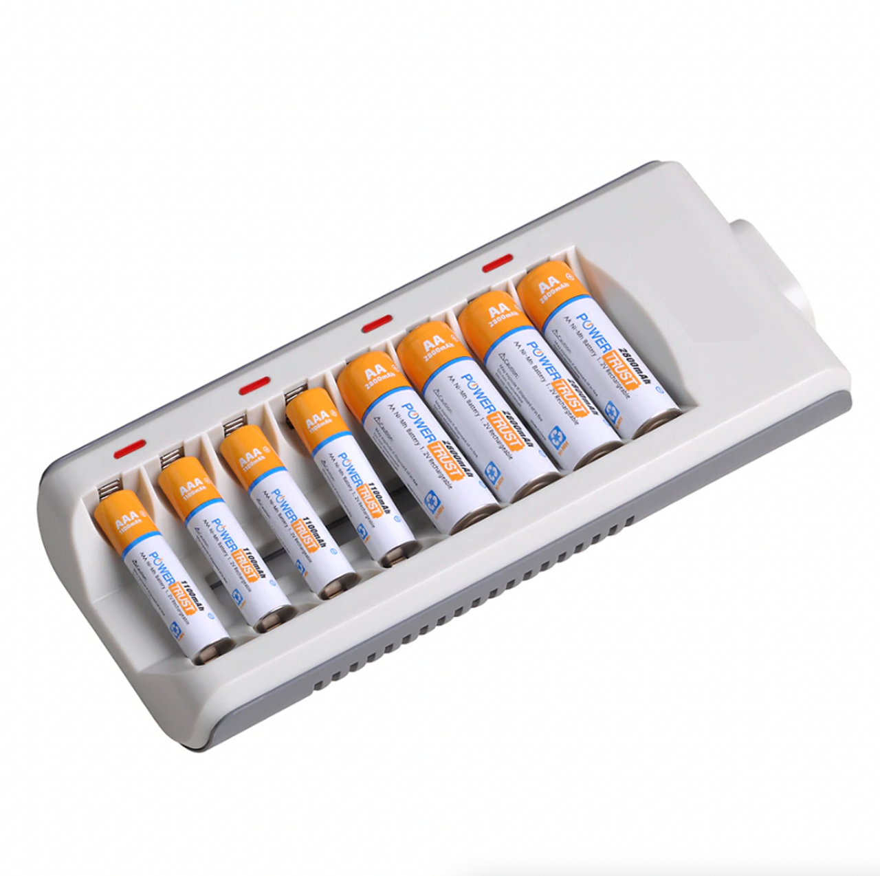 8 Slot Battery Charger For Ni-MH Ni-CD AA AAA Rechargeable Batteries Fast Charge