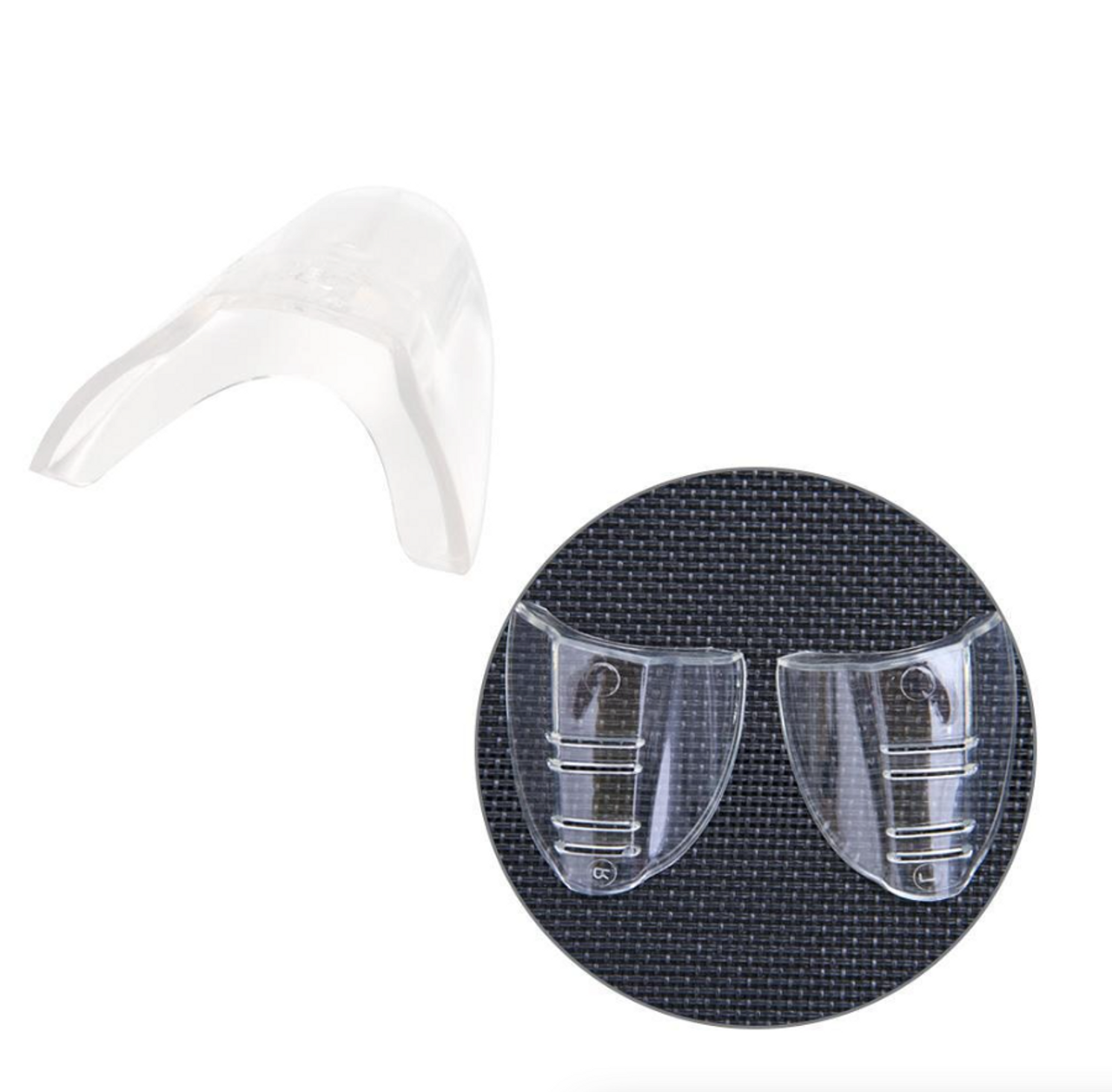 2 Pairs Side Shields For Eye Glasses Slip On Safety Glasses Shield Universal US