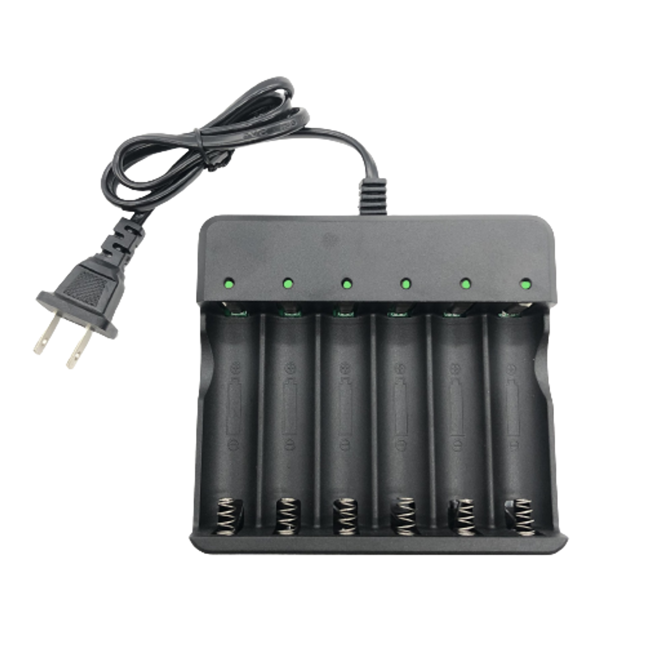 Li-ion Lithium Smart Charger 3.7V 2 4 6 Slot For 16340/14500/26650 RCR123 USA A+