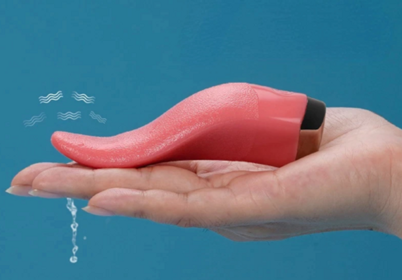 Clit Licking Tongue Vibrator G-Spot Dildo Stimulator Oral Sex Toys for Women