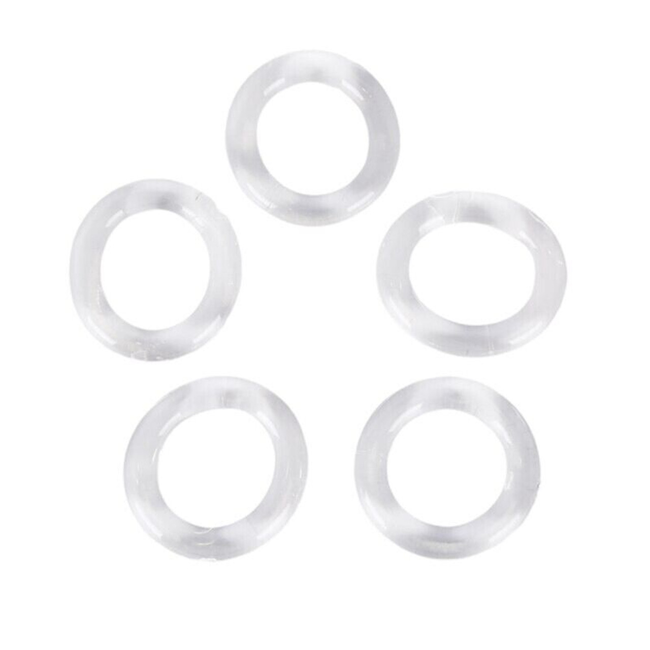 10PCS Cock Ring Super Strong Stretchy Stay Harder Penis Rings Cockring For Men