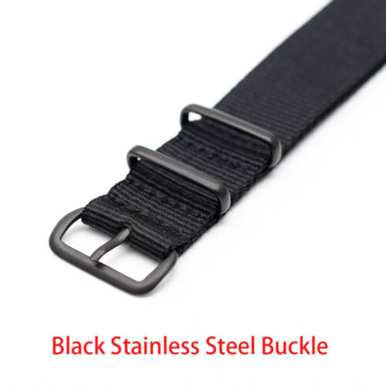 18mm 20mm 22mm Ballistic Durable Military Nylon Wrist Watch Band Strap Quick USA