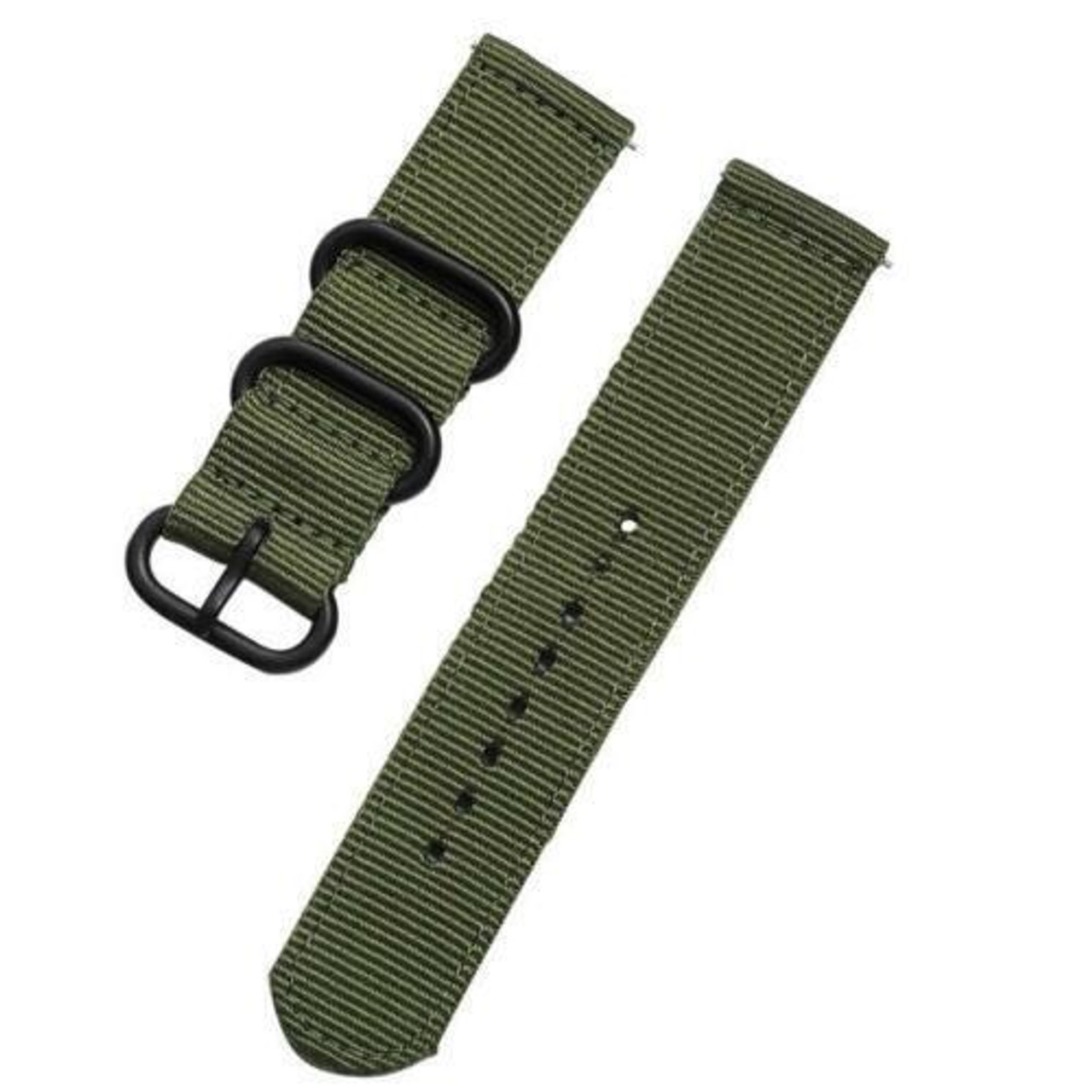 18mm 20mm 22mm Ballistic Durable Military Nylon Wrist Watch Band Strap Quick USA