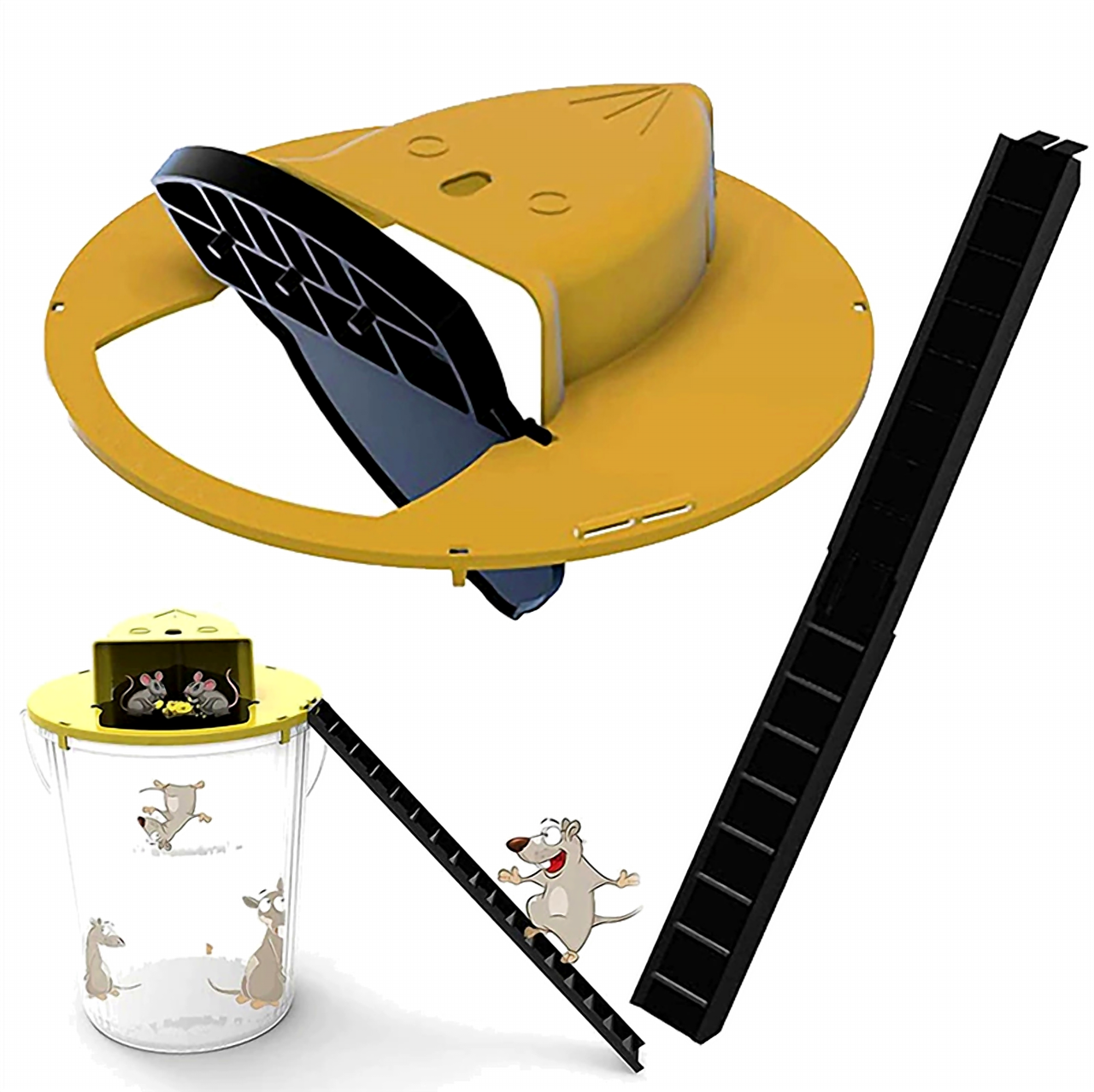Mouse Rat Trap Flip & Slide Mouse Trap Bucket Catcher Mousetrap Slide Bucket Lid by The Perfect Part – Pest Control in New condition from The Perfect Part for a low price