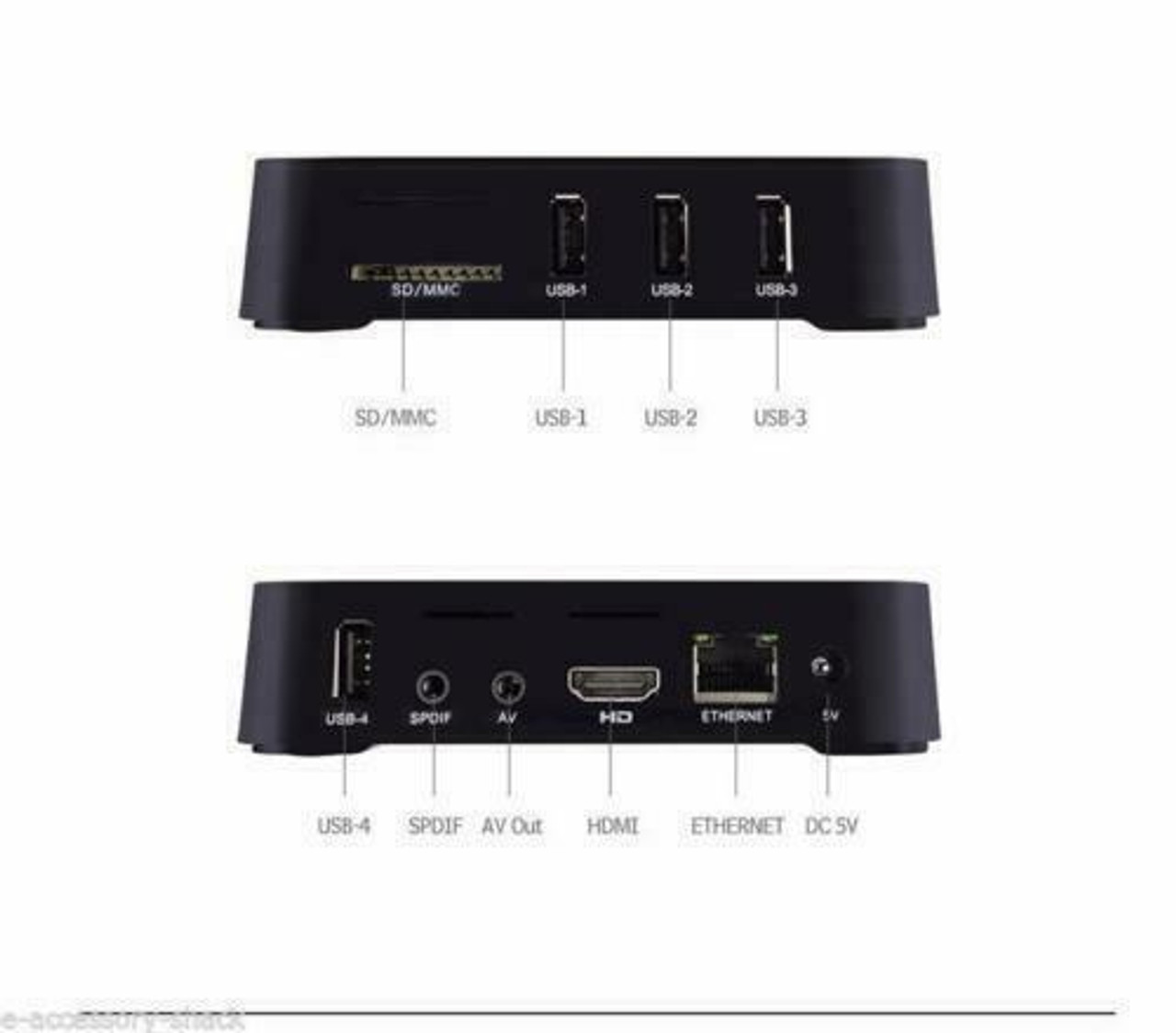 MXQ Pro 4K Ultra HD 64Bit Wifi Android 7.1 Quad Core Smart TV Box Media Player