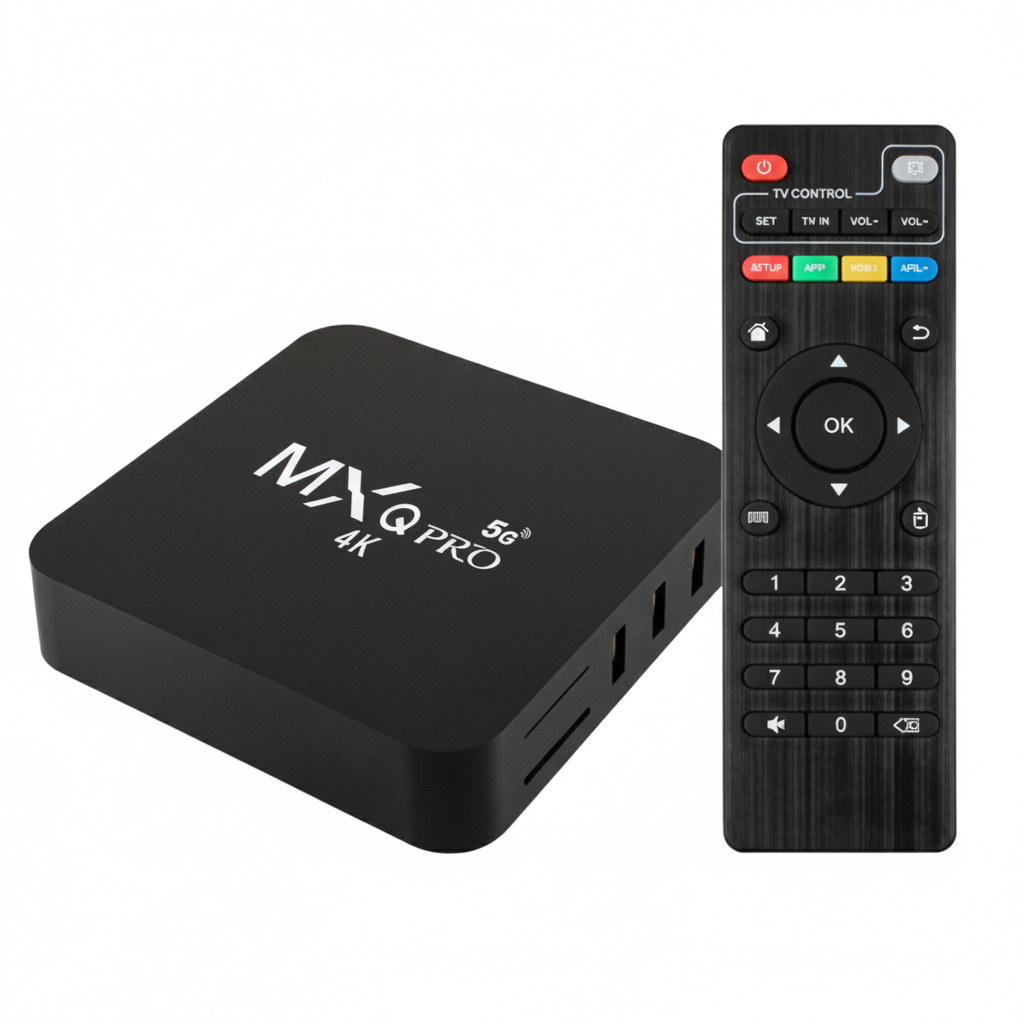 MXQ Pro 4K Ultra HD 64Bit Wifi Android 7.1 Quad Core Smart TV Box Media Player by The Perfect Part – Electronics in New condition from The Perfect Part for a low price