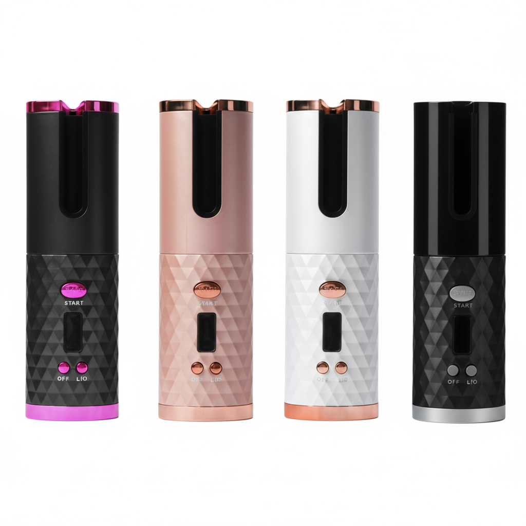 Hair Curler LCD Cordless Auto Rotating Waver Curling Iron Ceramic Wireless USA by The Perfect Part – Electronics in New condition from The Perfect Part for a low price