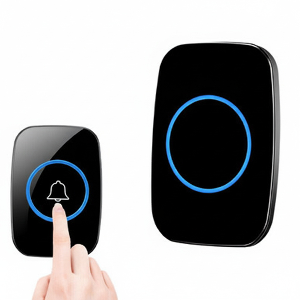 Wireless Doorbell Chime Waterproof Plugin Receiver Adjustable Volume 1000FT Kit by The Perfect Part – Electronics in New condition from The Perfect Part for a low price