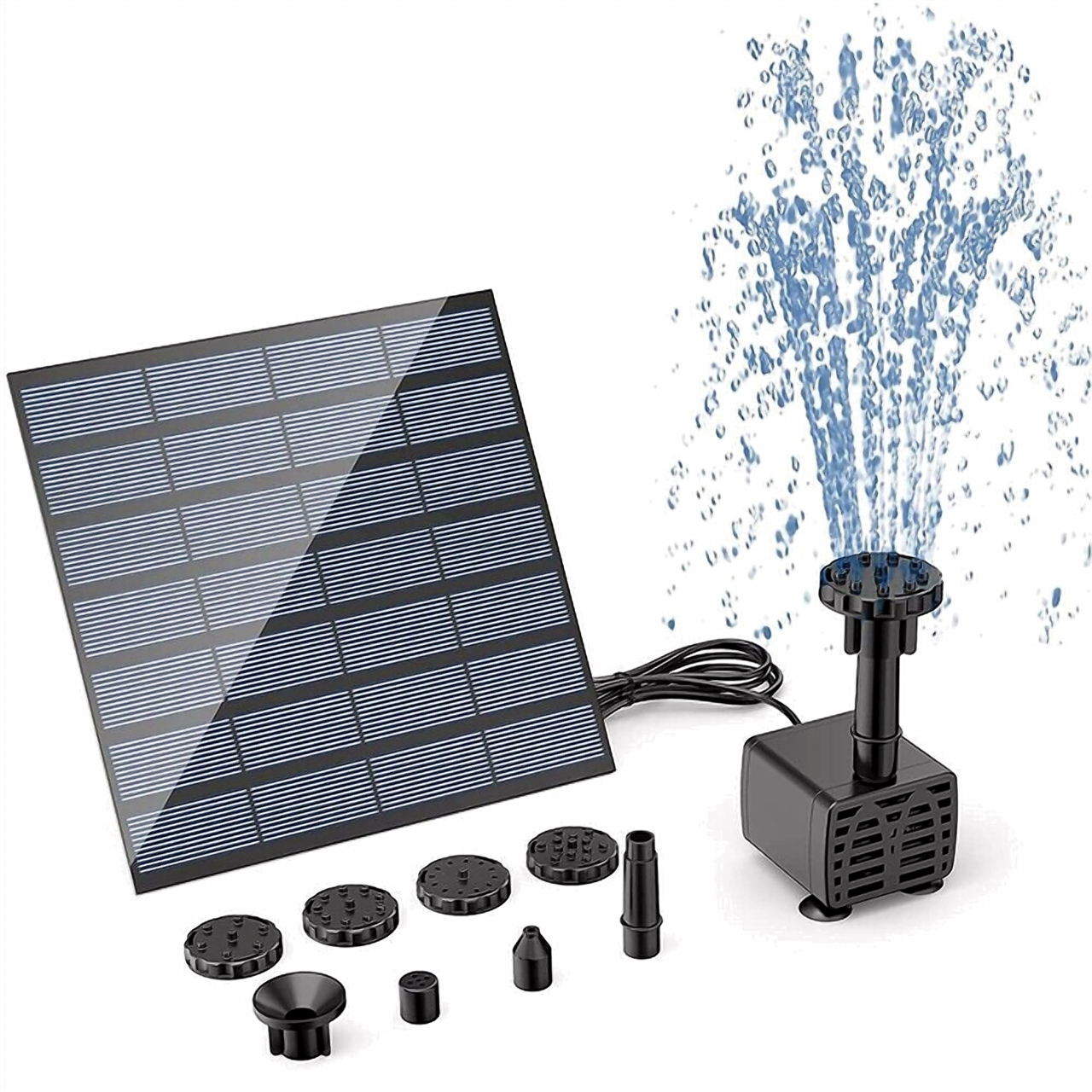 Solar Power Fountain Submersible Floating Water Pump Bird Bath Pond Garden Pool by The Perfect Part – Outdoor & Garden in New condition from The Perfect Part for a low price