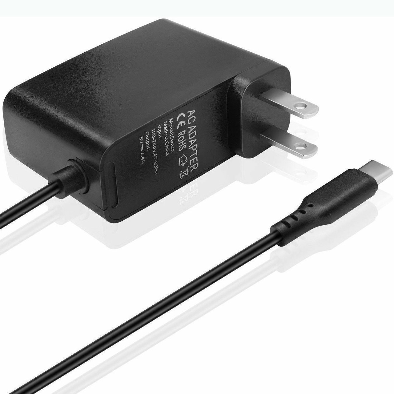 For Nintendo Switch AC Power Supply Adapter Home Wall Travel Charger Cable 2.4A by The Perfect Part – Electronics in New condition from The Perfect Part for a low price