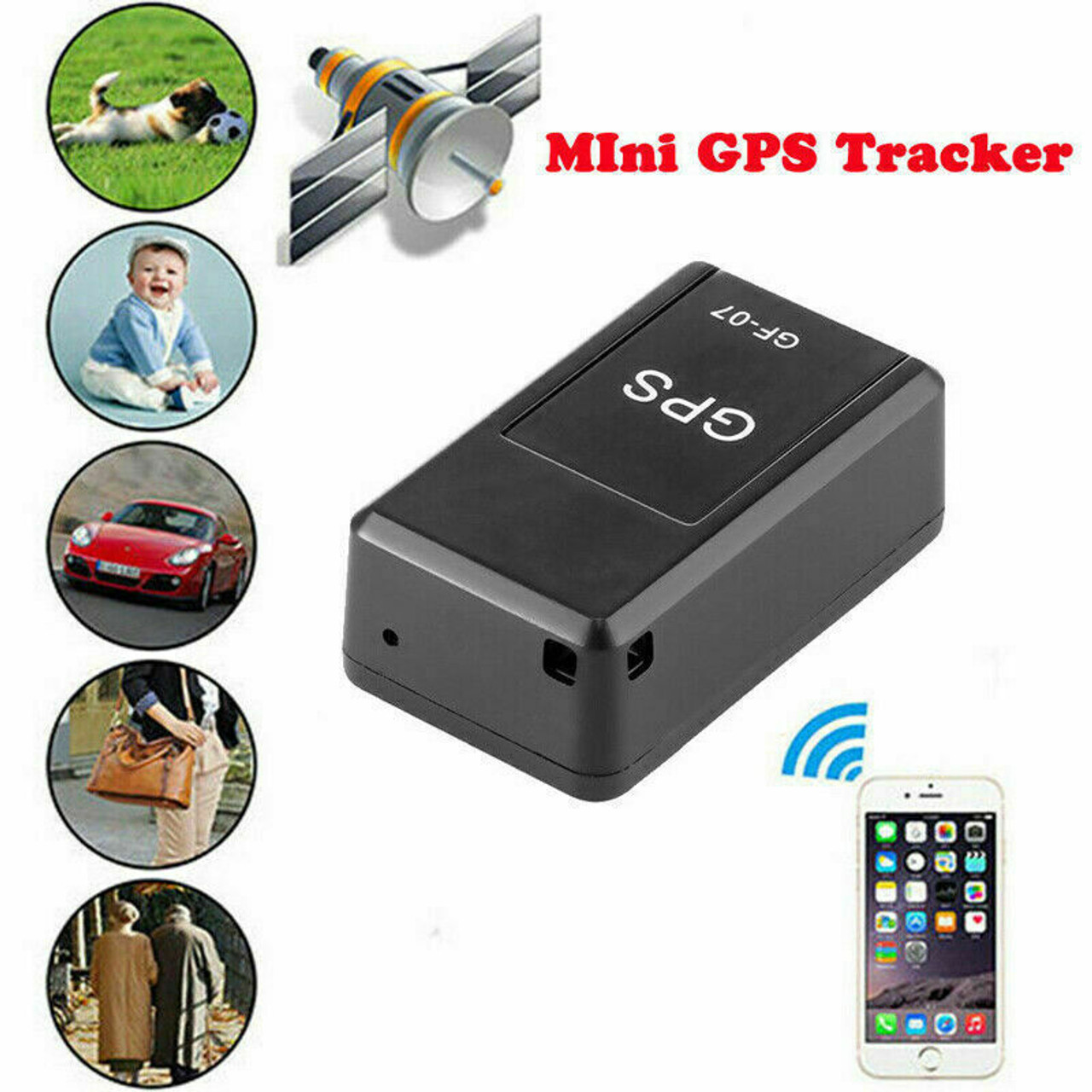 GF07 Mini Magnetic GPS Tracker Real-time Car Truck Vehicle Locator GSM GPRS USA