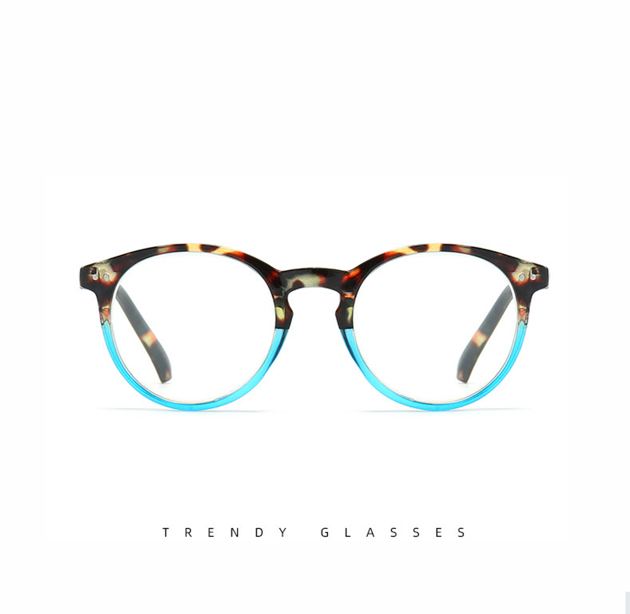 4 Pairs Mens Women Spring Hinge Round Horn Power Oval Reading Reader Glasses 1-4