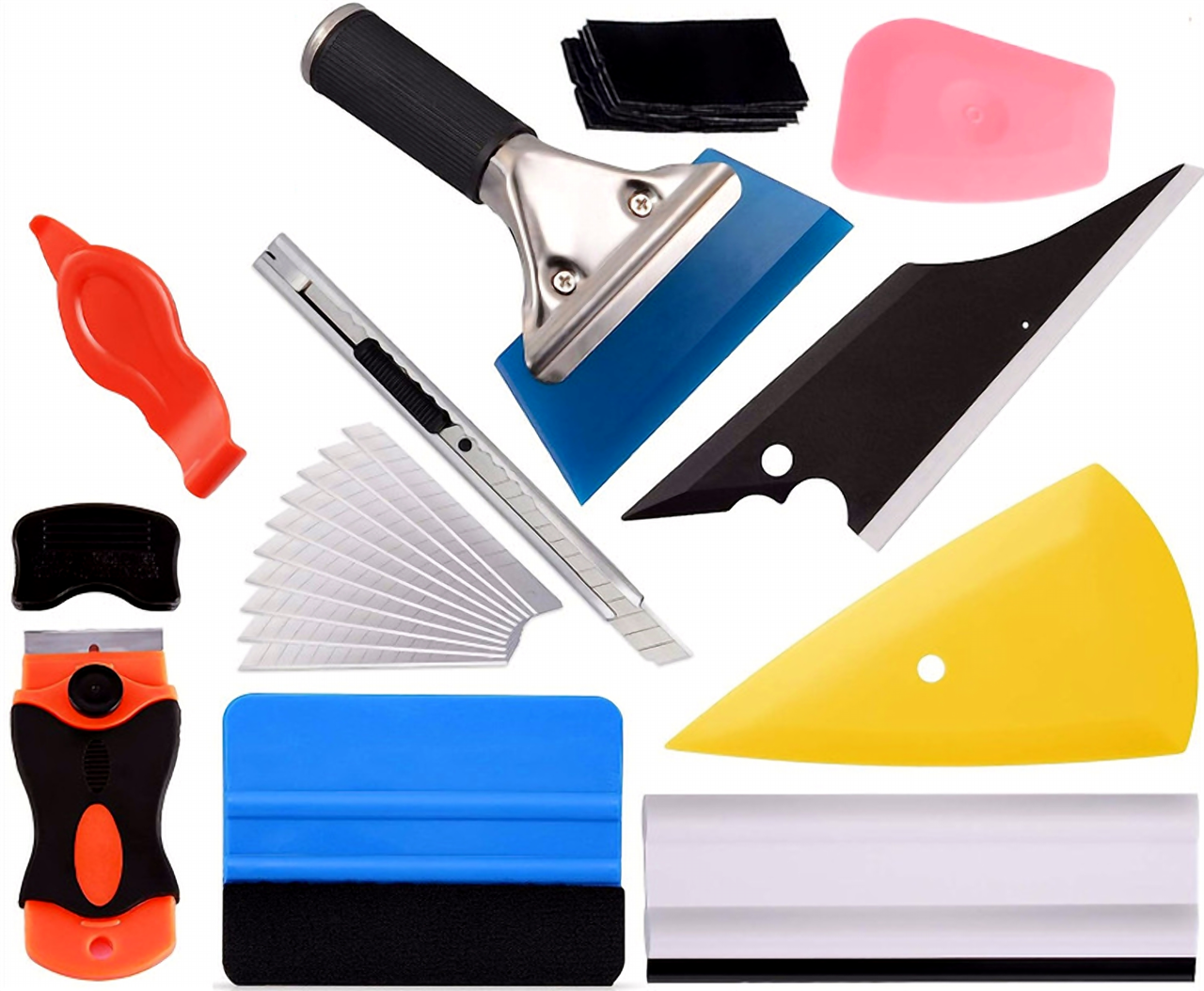 29 PCS Window Tint Tools Kit Car Auto Film Tinting Scraper Squeegee Installation