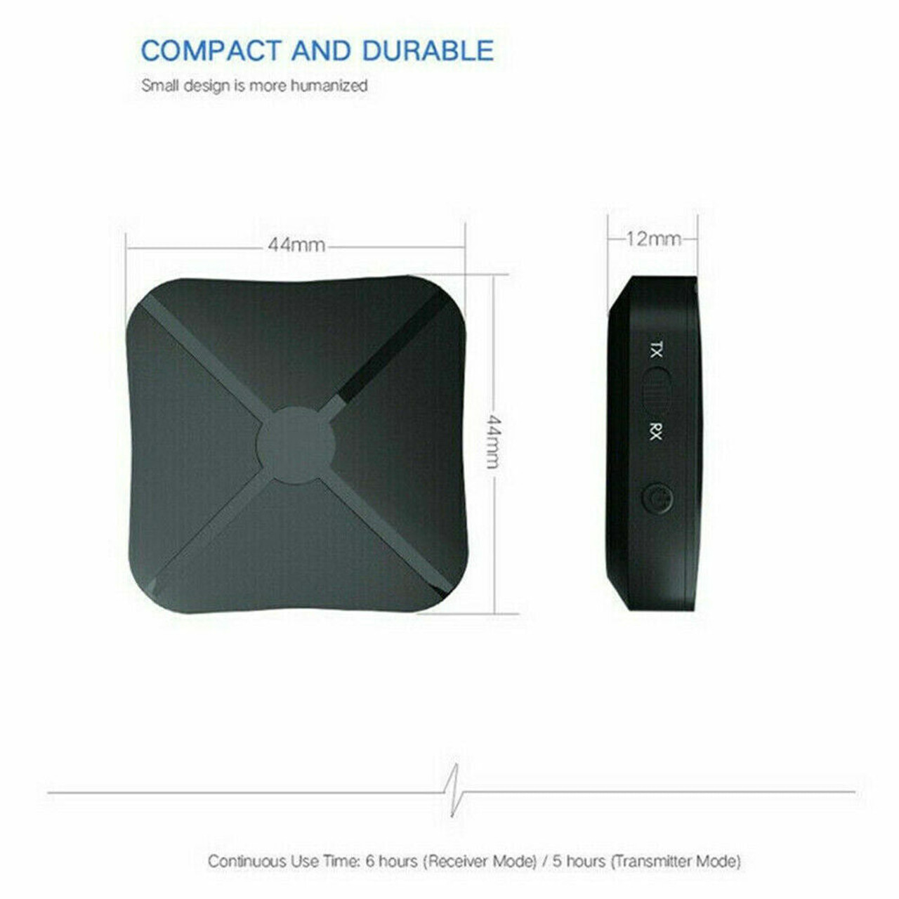 2in1 Bluetooth Transmitter Receiver Wireless Adapter TV Home Stereo A2DP Audio