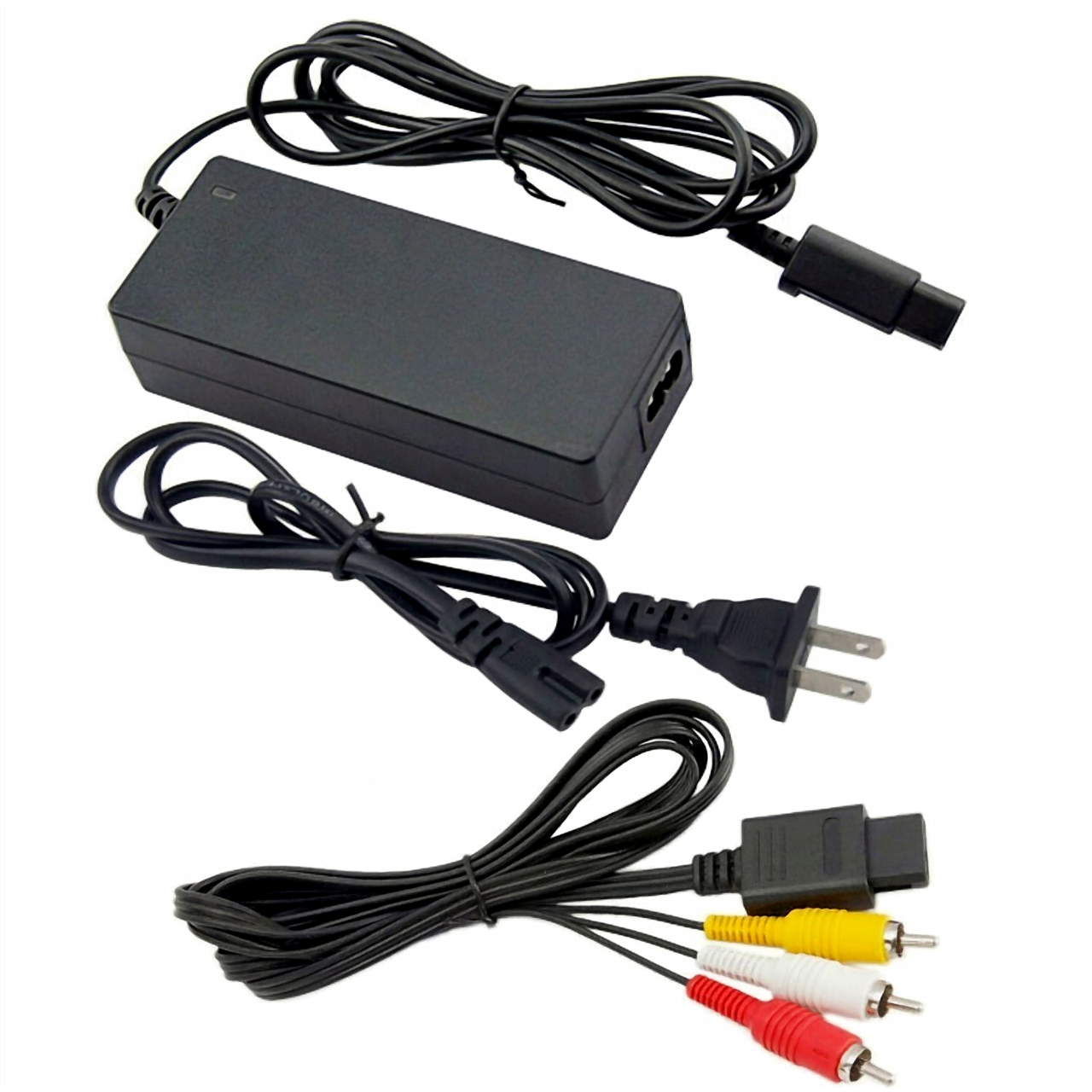 AC Adapter Power Supply & Audio Video A/V Cable for Nintendo GameCube Bundle USA by The Perfect Part – Cables & Splitters in New condition from The Perfect Part for a low price