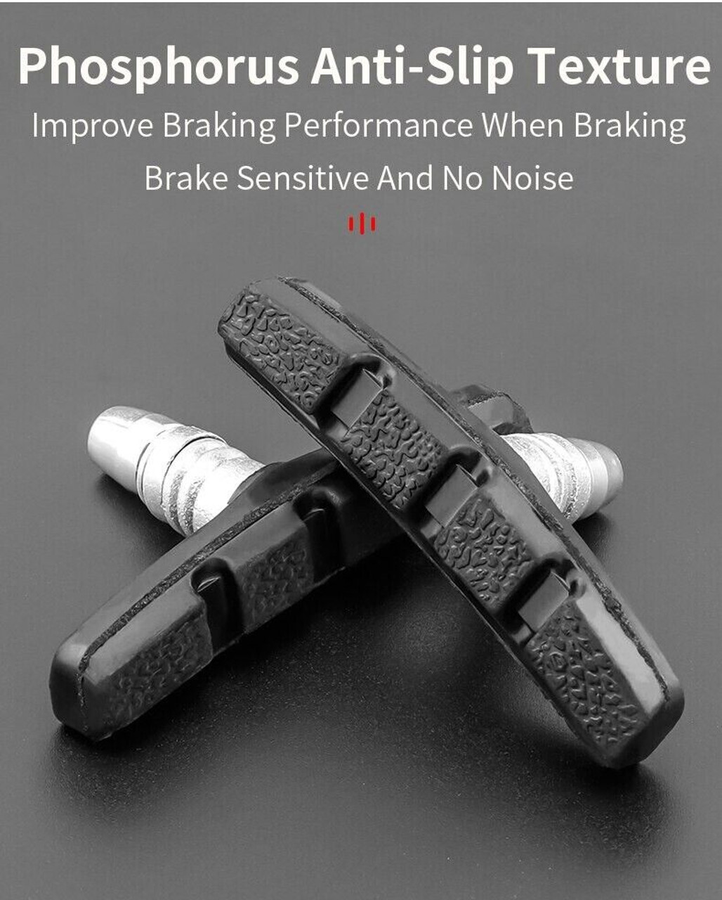 5 Pairs High Grade Cycling Bicycle Bike V Brake Pads 70mm Shoes Pads Black