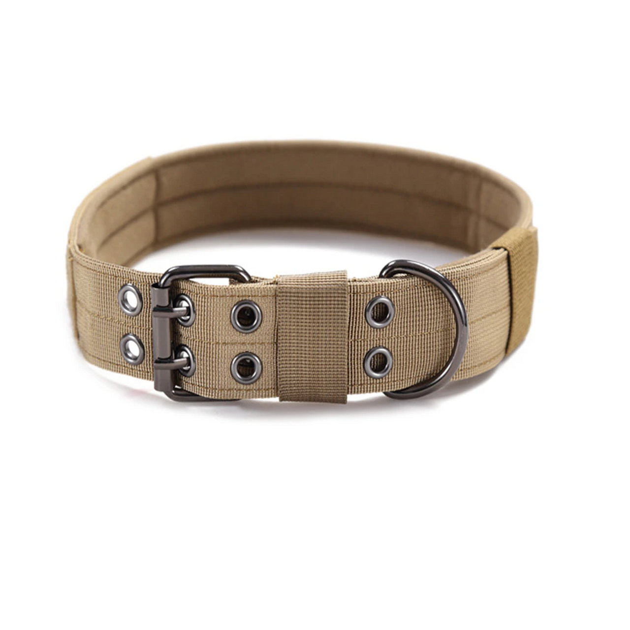 2" Wide Tactical Heavy Duty Nylon Large Dog Collar K9 Military With Metal Buckle