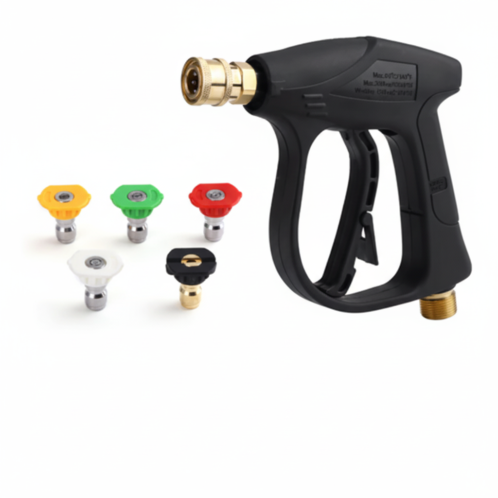 1/4" High Pressure Washer Gun 4000 PSI Car Wash Foam Spray Short Wand w/ Nozzle by The Perfect Part – Watering Equipment in New condition from The Perfect Part for a low price